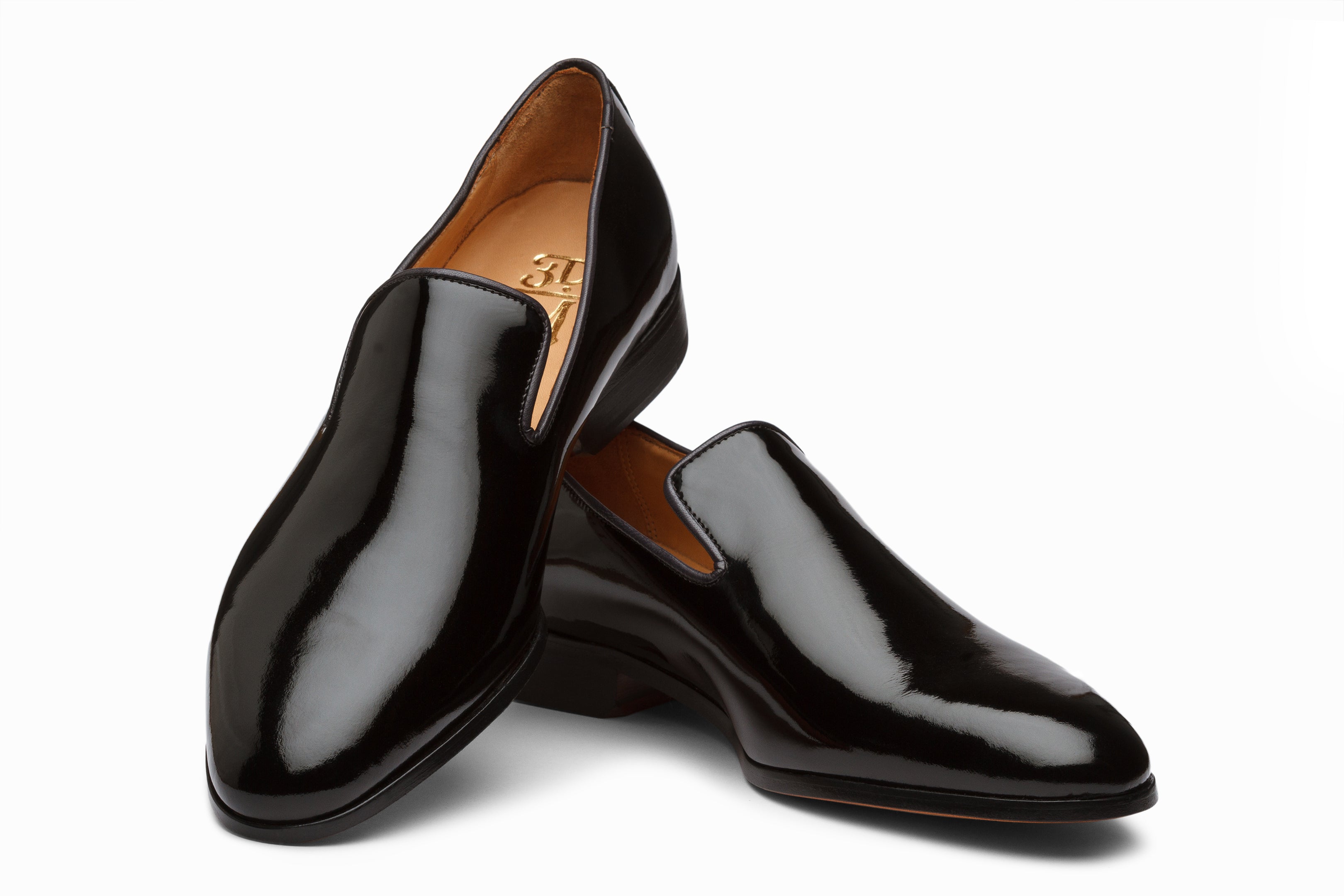 Stylish Patent Black Venetian Loafers for Men & Women - Comfortable Slip-On Dress Shoes for Office, Business & Casual Wear