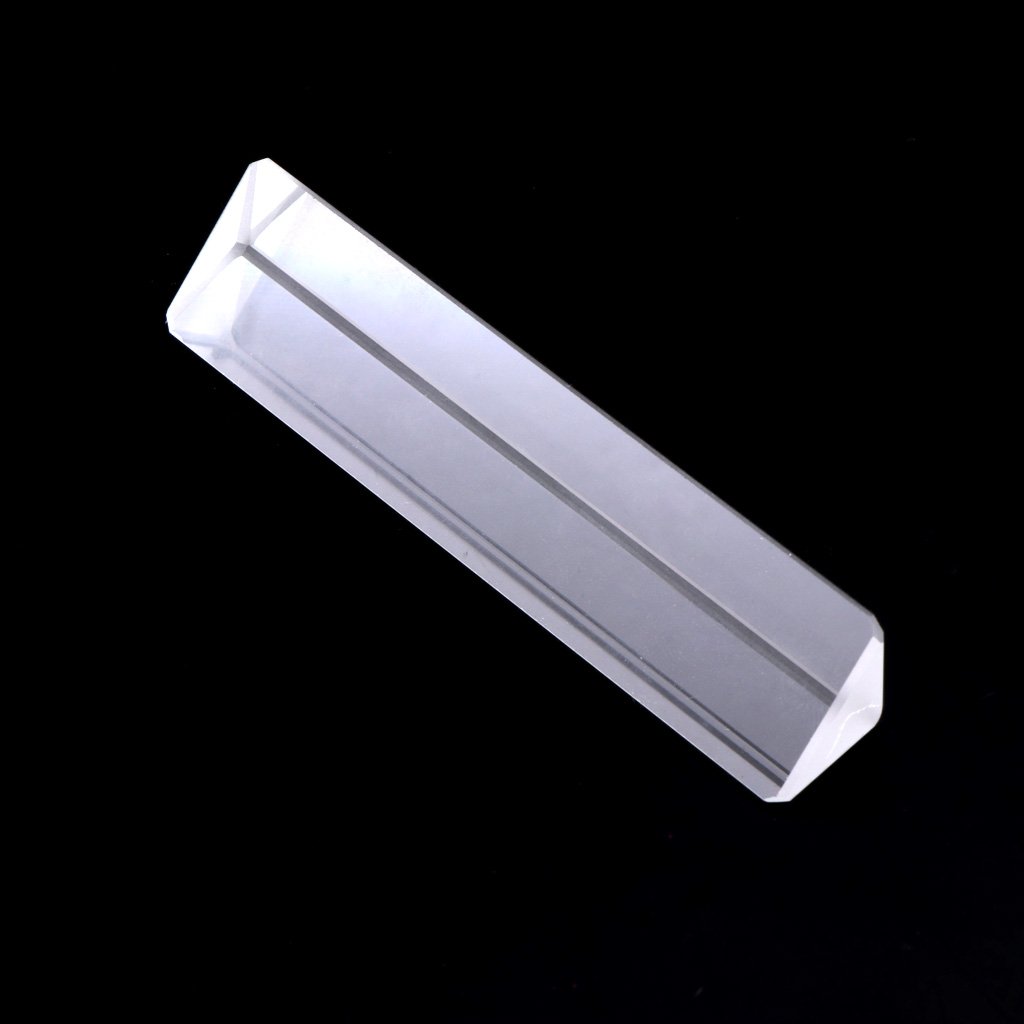 Premium Optical Glass Triangular Prism for Rainbow Making, Light Refraction & Spectrum Science Experiments - Perfect for Photography, Education & STEM Learning | Great for Classrooms, Kids Science Projects & Creative Photography Effects
