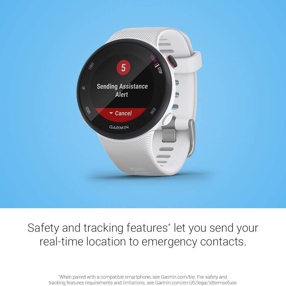 Garmin Forerunner GPS Running Smartwatch with Heart Rate Monitor - Certified Refurbished | Track Fitness, Running & Workouts for Men & Women