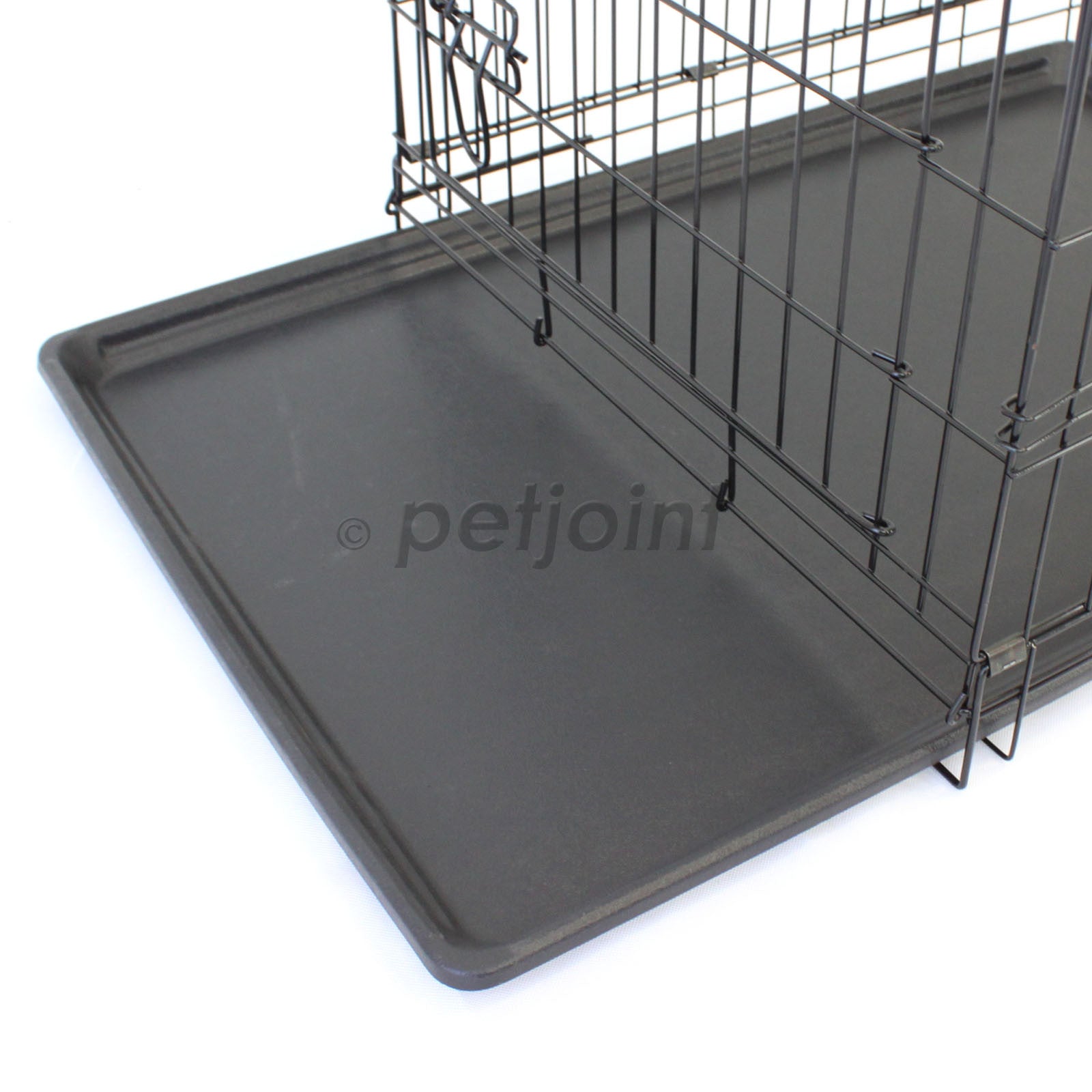 Waterproof Pet Crate with Brown Mat - Durable Dog Cat Kennel for Puppy, Rabbit & Hamster - Perfect for Travel, Home & Vet Visits