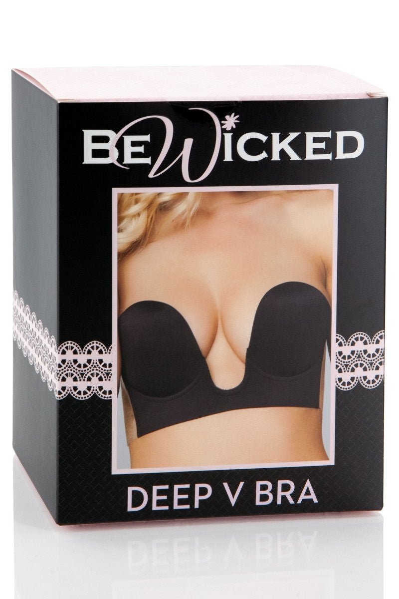 BeWicked Women's Sexy Deep V Push Up Bra - Lace Lingerie for Date Night & Special Occasions