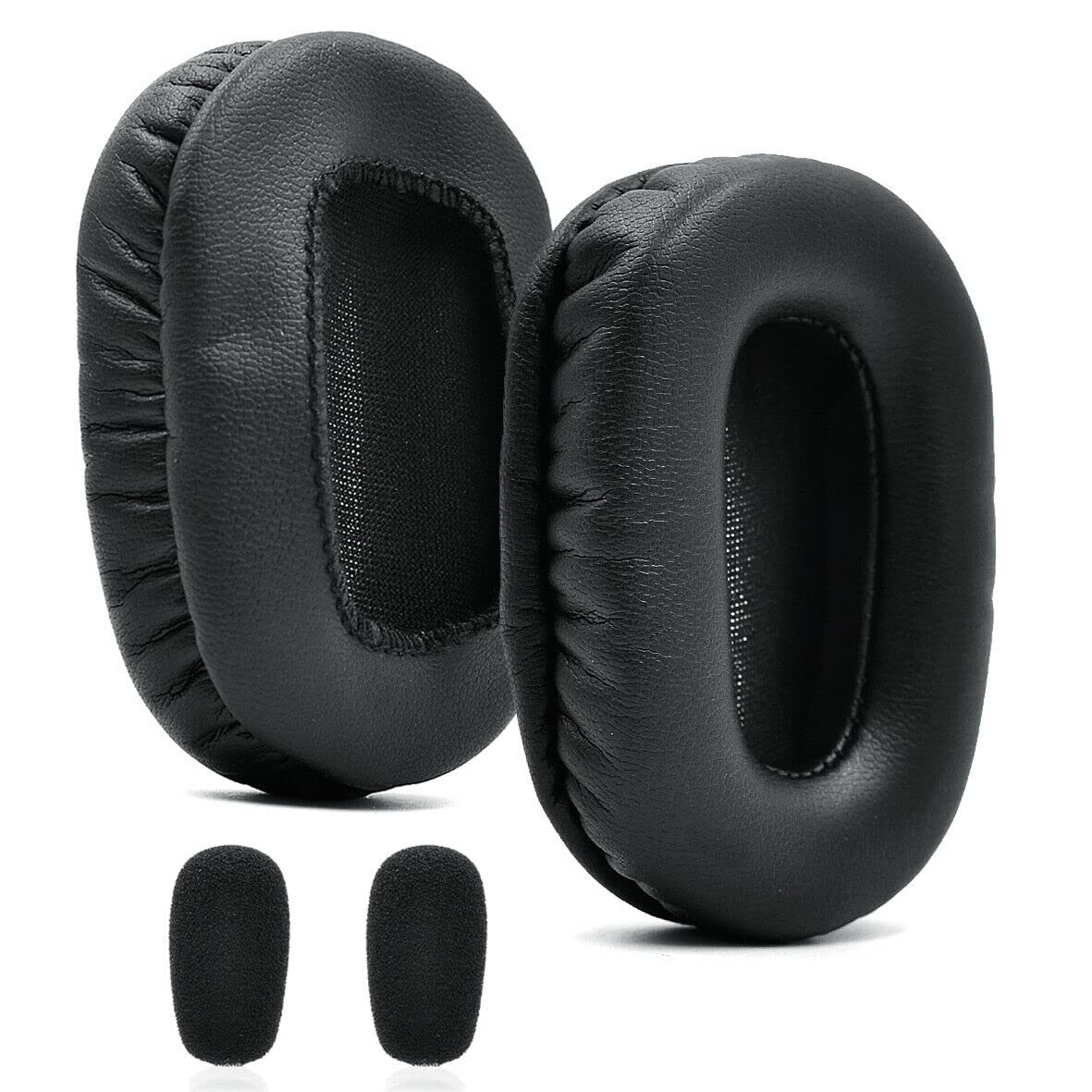 XBERSTAR Replacement Ear Cushion Pads for BlueParrott B450-XT Headset - Premium Protein Leather Ear Pads - Black - Noise Isolation Comfort for Truckers & Call Center Professionals
