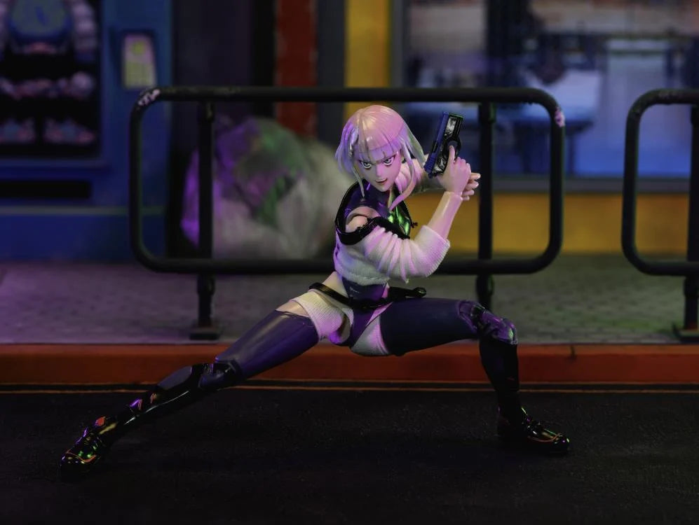 Lucy Kushinada Cyberpunk: Edgerunners 1/12 Scale Collectible Action Figure - Perfect for Anime Fans, Model Collectors & Gaming Display