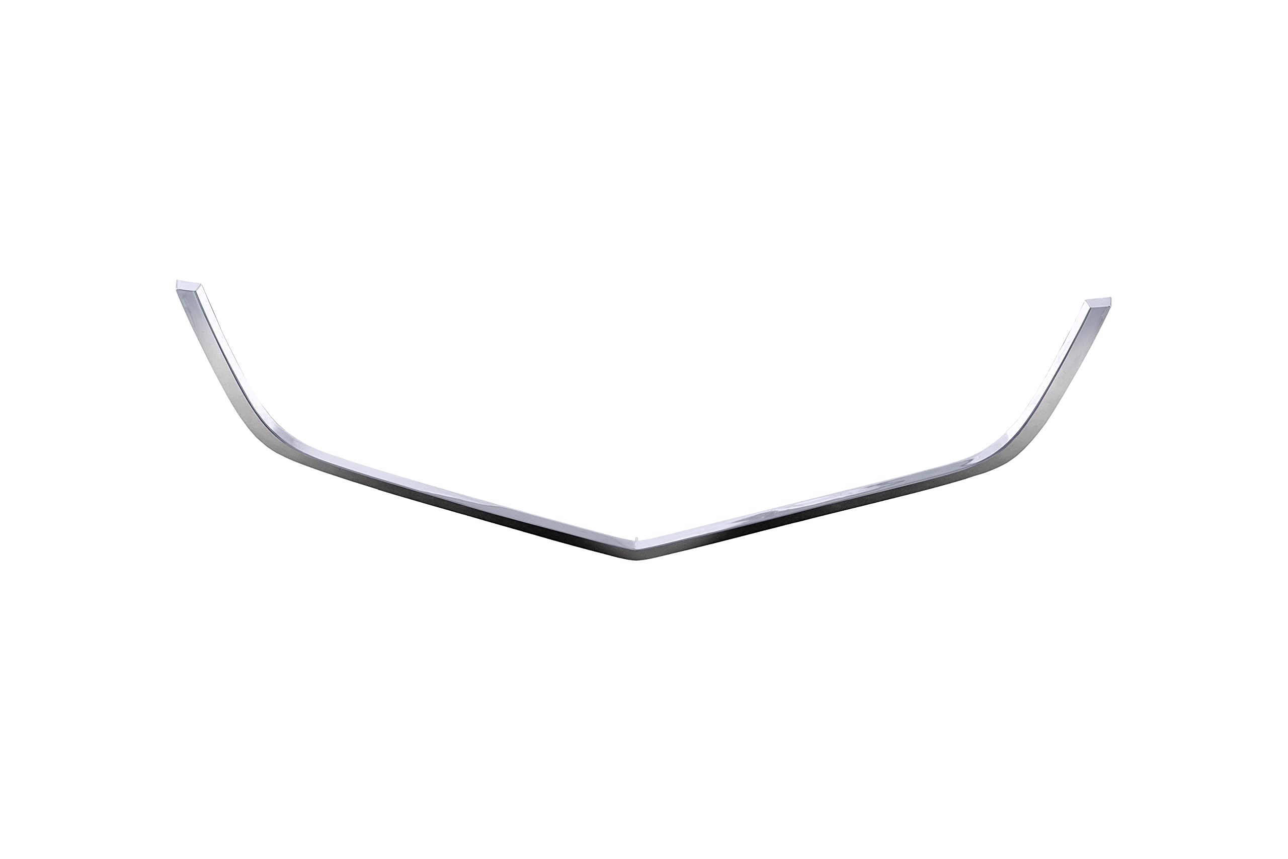 2004-2005 Acura TSX Base Sedan Front Upper & Lower Grille Replacement - Chrome Plastic Molding Trim | Perfect for Car Restoration & Auto Body Repair