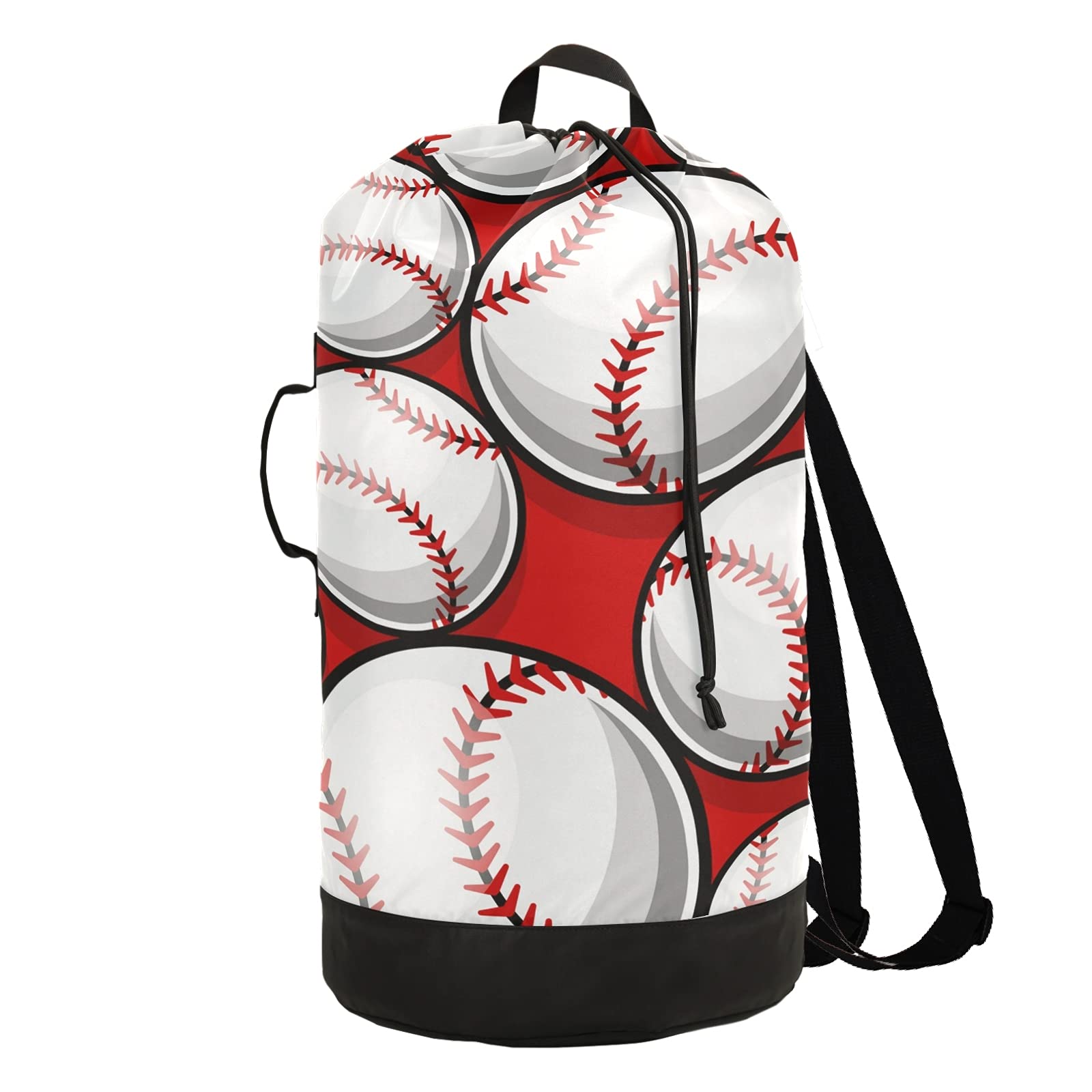 **Heavy Duty Baseball & Softball Laundry Backpack for College Students - Large Waterproof Dirty Clothes Organizer with Shoulder Straps - Perfect for Travel, Dorms & Sports Gear Storage**