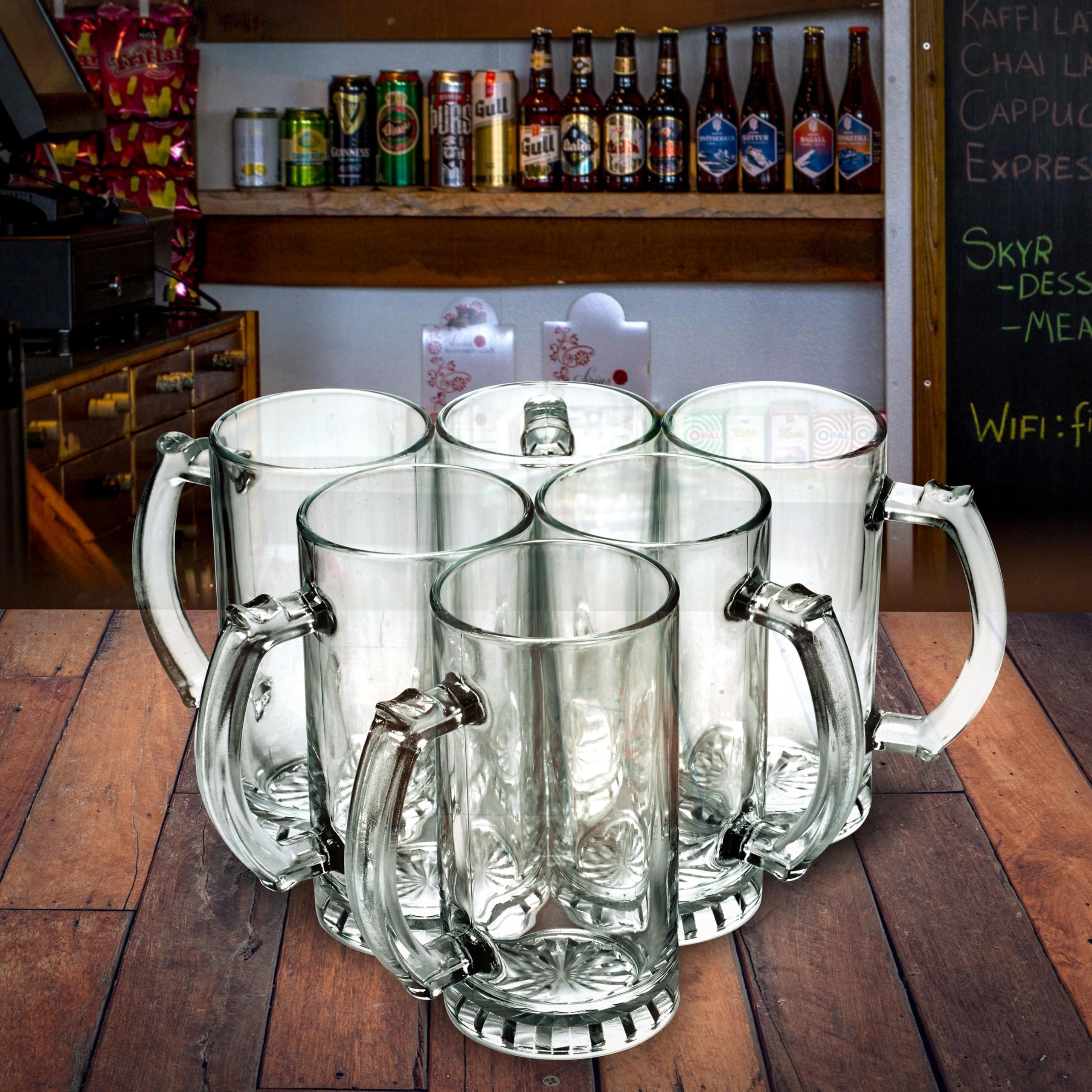 Custom Engraved 16 oz Glass Beer Mugs Bulk Set of 50 - Personalized Barware for Wedding Favors, Groomsmen Gifts & Birthday Parties - Clear Pint Glasses for Home Bars, Pubs & Restaurants