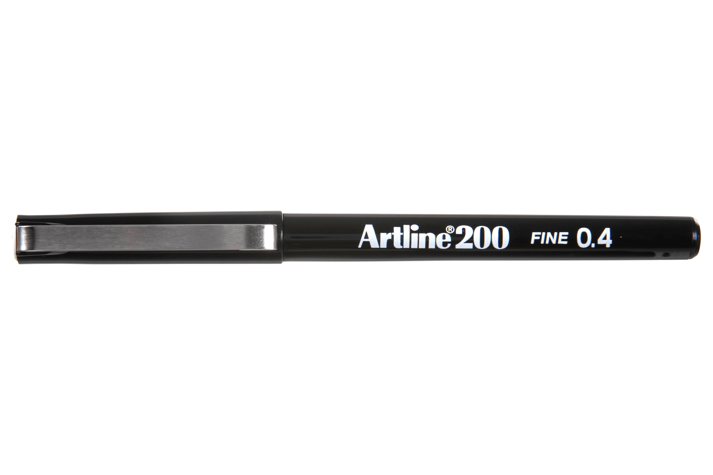 Artline 200 Fineliner Pen Set - 12 Pack of 0.4mm Black Fine Tip Markers for Drawing, Sketching & Note Taking - Perfect for Artists, Students & Office Use