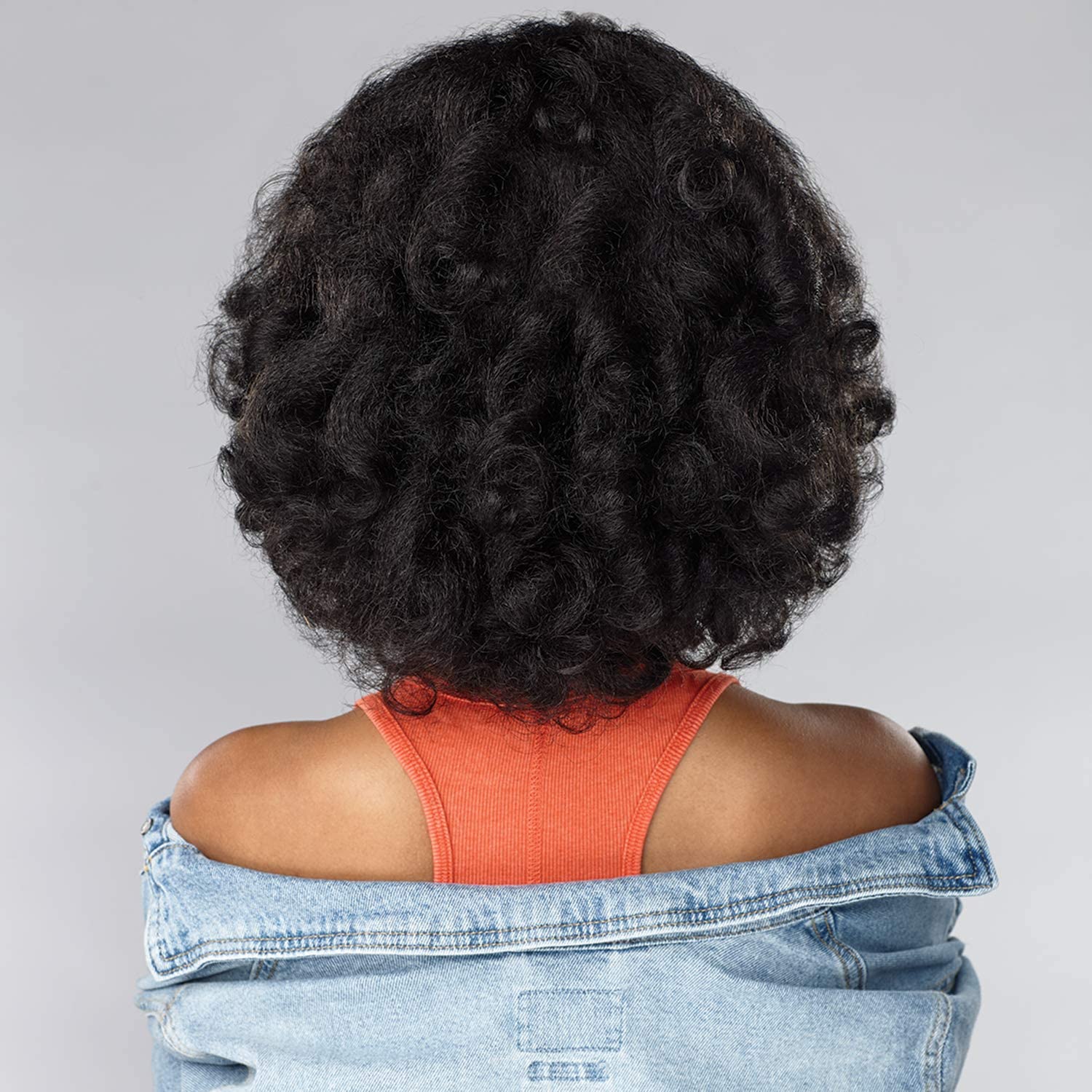Sensationnel Instant Drawstring Ponytail Extension - Natural Curly Kinky Hair for Black Women - Perfect for Daily Wear, Parties & Special Occasions (Color: 1B)