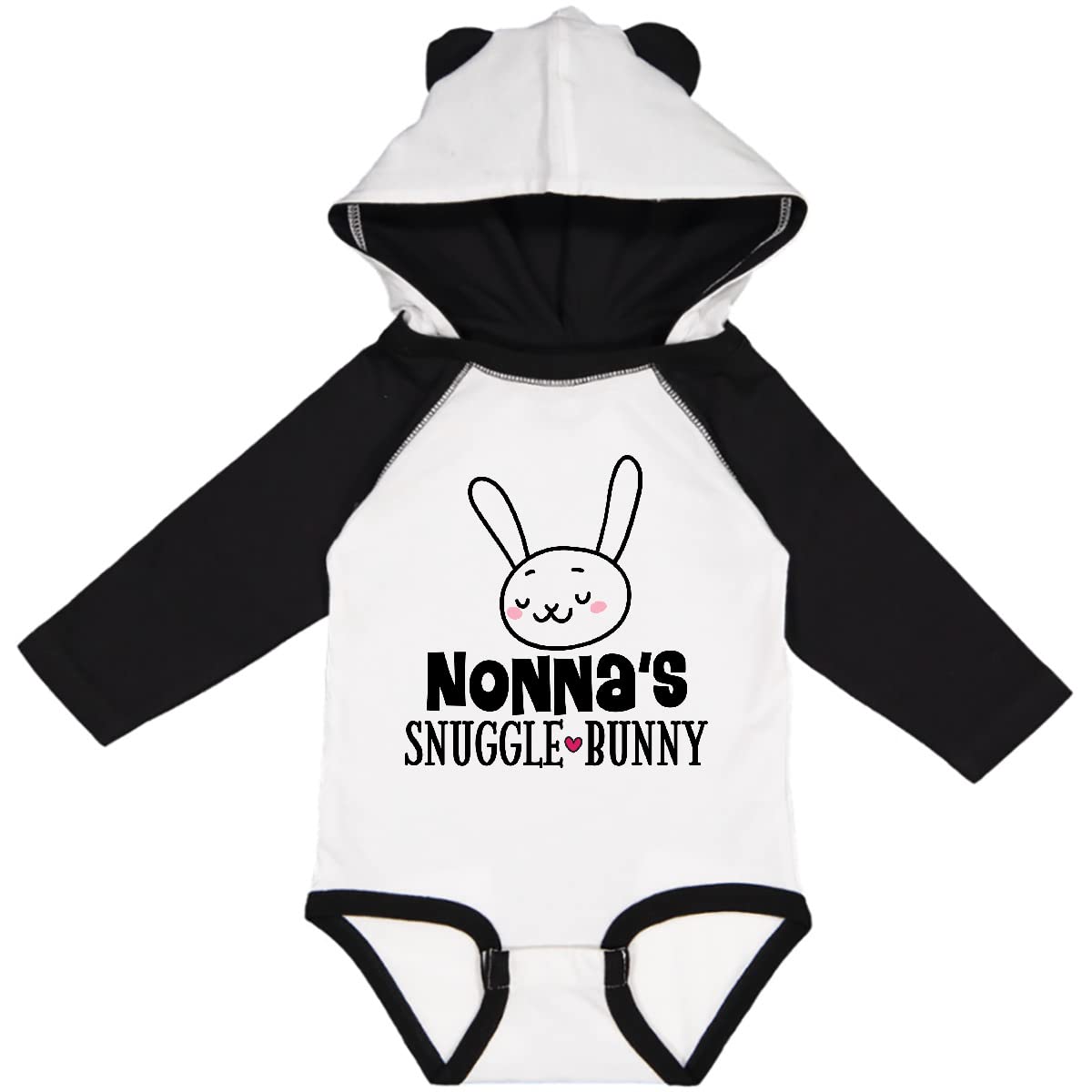 Inktastic Nonna Easter Bunny Grandchild Long Sleeve Baby Bodysuit - Cute Easter Outfit for Infants & Toddlers, Holiday Family Photo Matching Pajamas