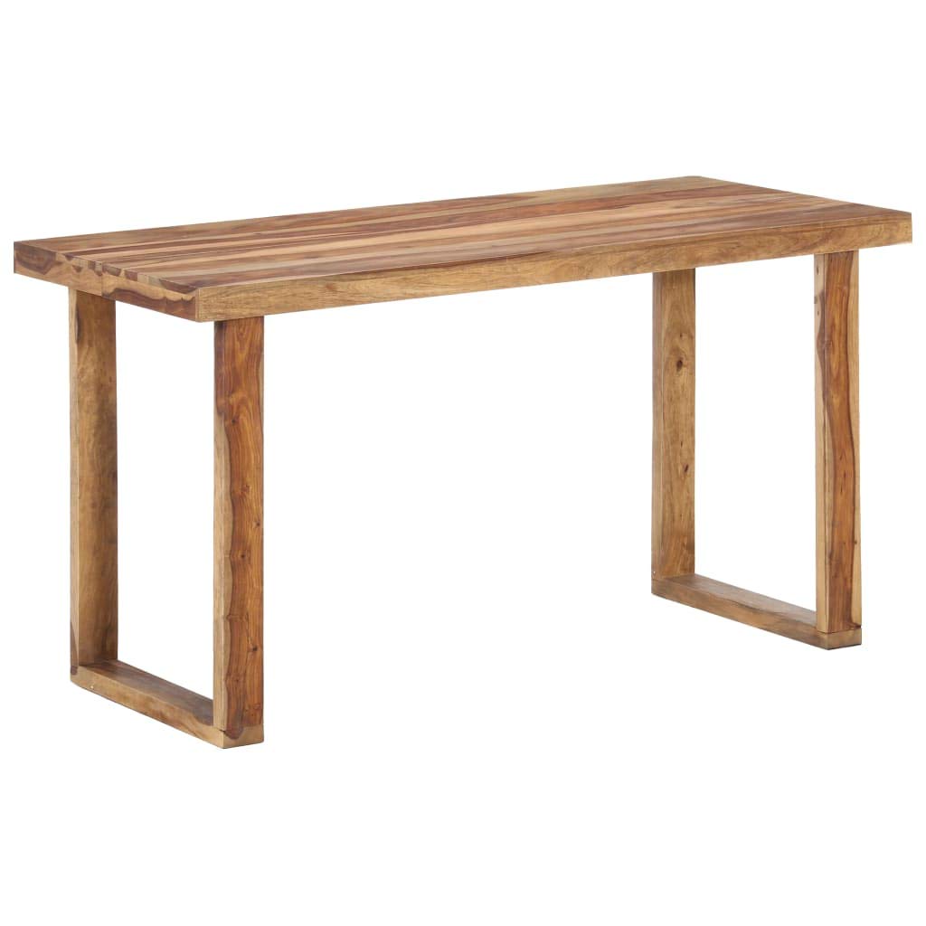 Modern Solid Sheesham Wood Dining Table 55.1