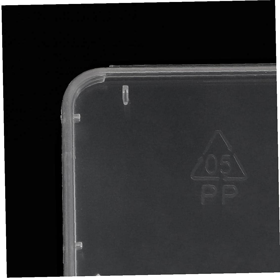 Durable Transparent Universal SDHC Memory Card Holder Case - 10 Pack for Secure Storage | Ideal for Photographers, Videographers & Tech Enthusiasts