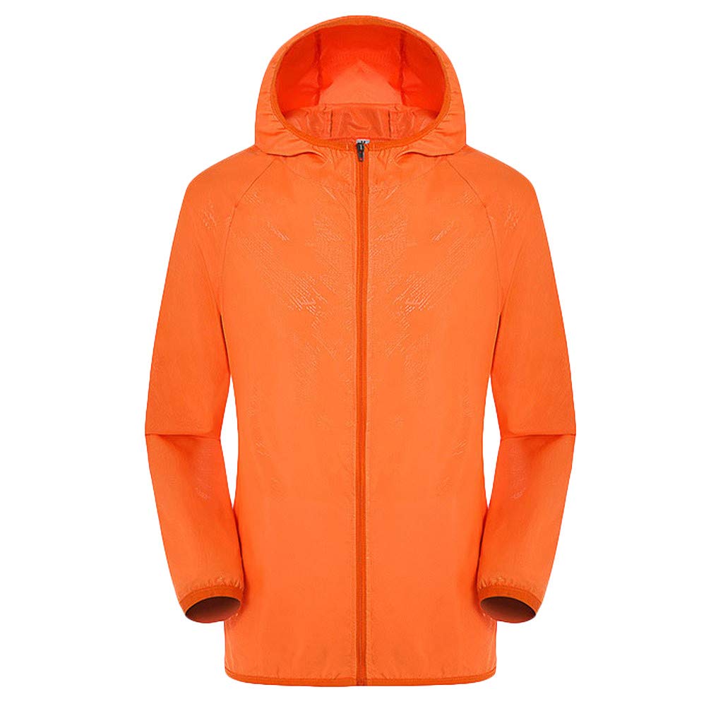 Waterproof Windproof Jacket for Men & Women - Ultra-Lightweight Outdoor Windbreaker Coat for Hiking, Running & Travel