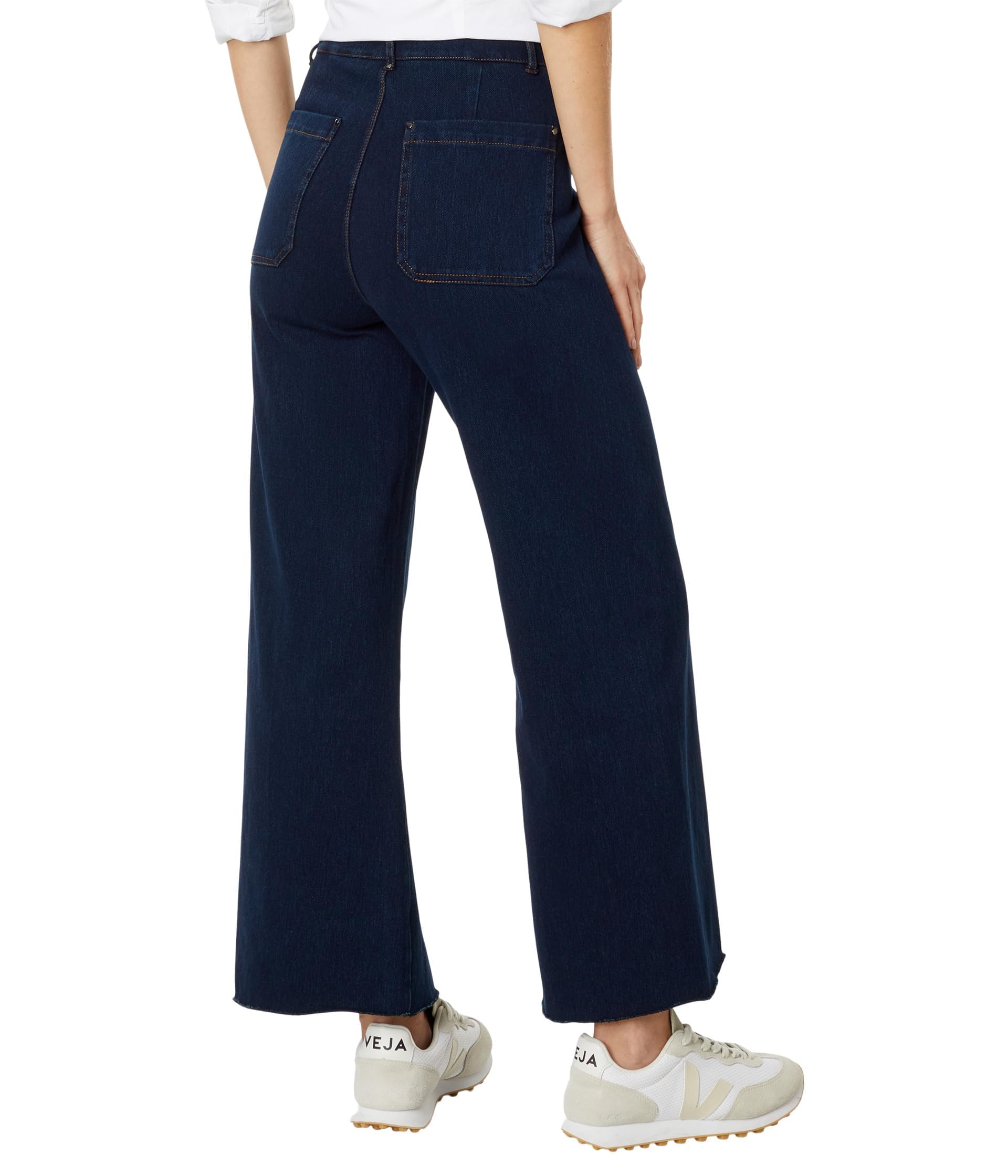 Lyssé Erin Wide Leg Jeans for Women - High Waisted Stretch Denim Pants | Comfortable & Stylish Casual Wear for Everyday Outfits & Office Looks