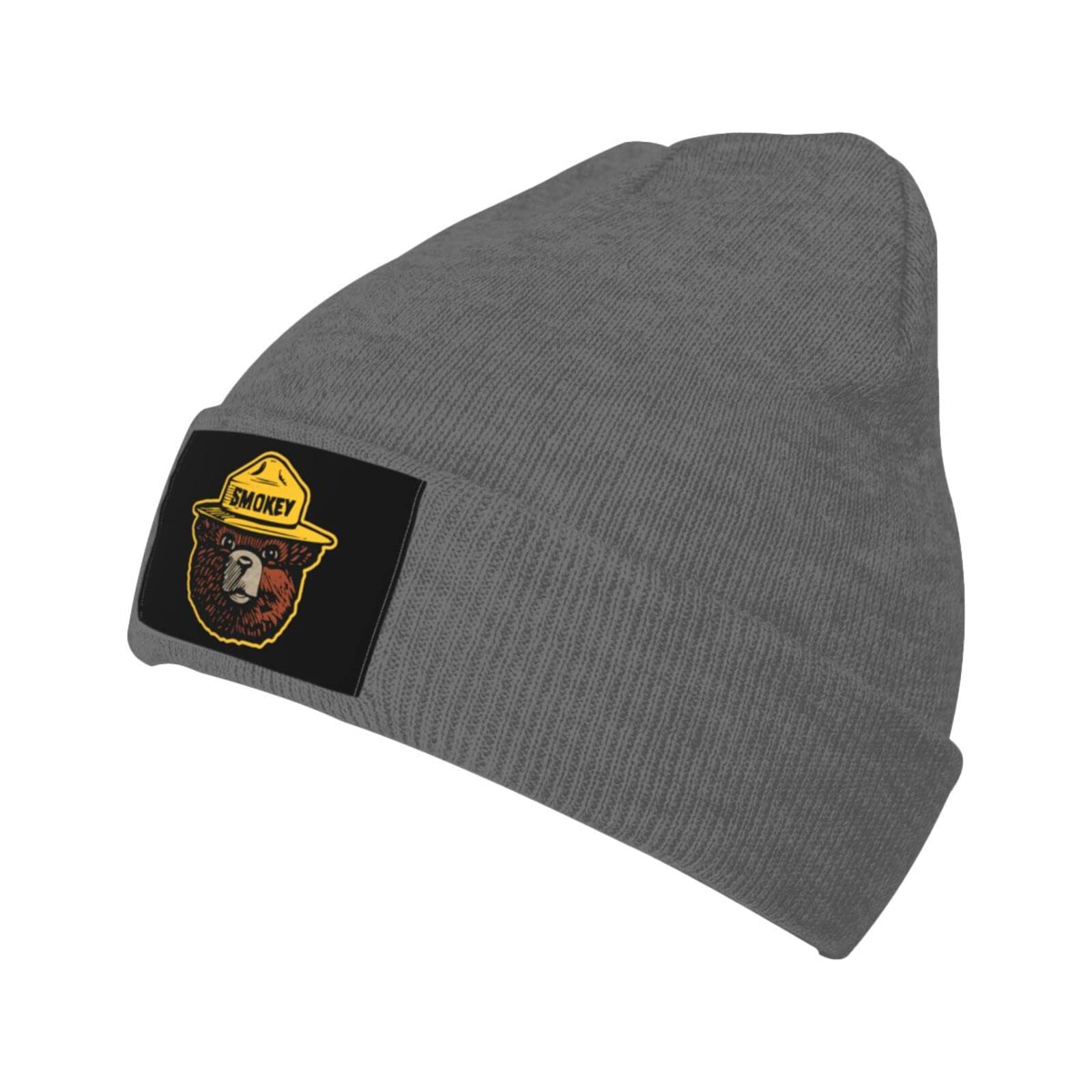 Smokey The Bear Winter Beanie - Warm Unisex Knit Hat for Men & Women - Perfect for Skiing, Snowboarding & Cold Weather Outdoor Activities