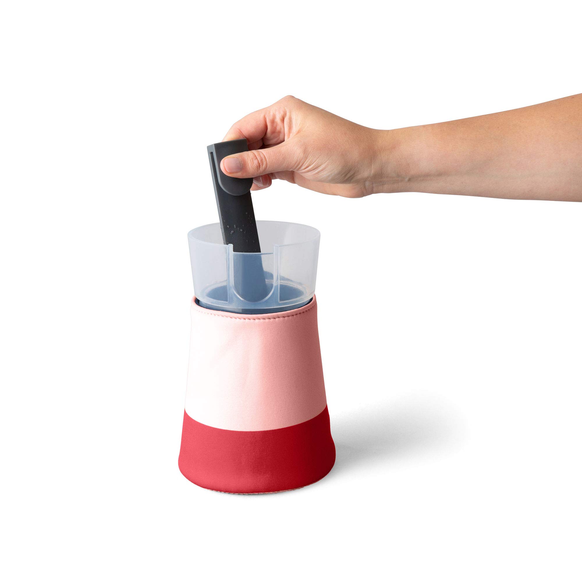 32oz Pink Rabbit Freezable Cocktail Maker - Perfect for Margaritas, Daiquiris & Frozen Drinks at Parties, BBQs & Summer Gatherings