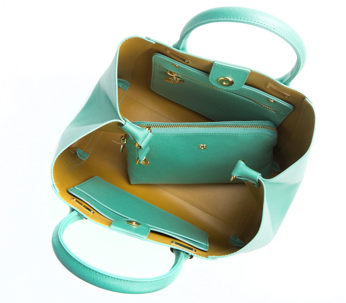 Jane Vegan Leather Handbag for Women | Tiffany Blue Crossbody Purse | Fashionable & Cruelty-Free Handbag for Work, Travel & Everyday Use