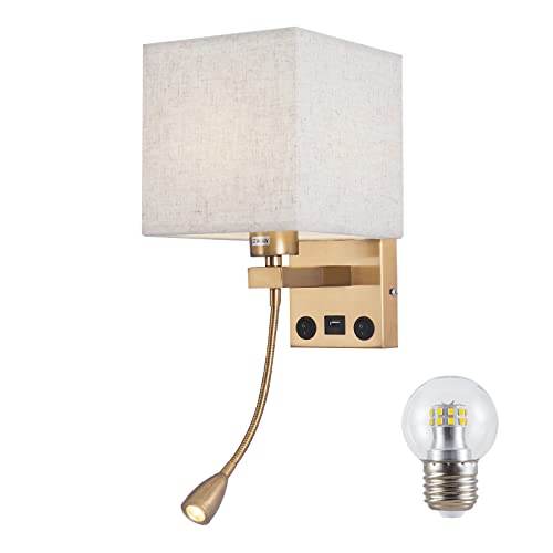 Brass+Reading Light