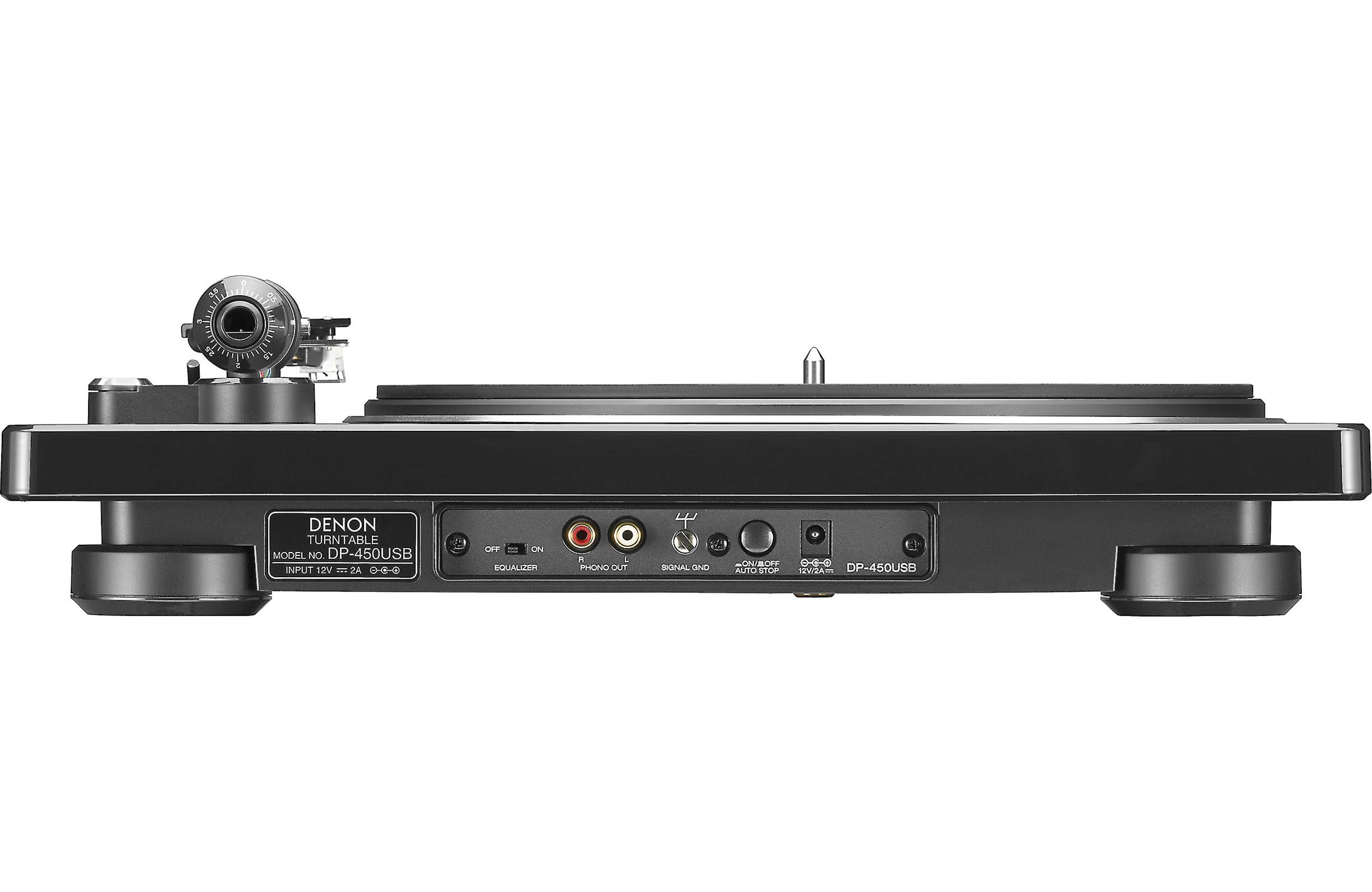 Denon DP-450USB Professional USB Turntable with Ortofon 2M Red Cartridge - Hi-Fi Vinyl Record Player for Home Audio & DJ Setup - Perfect for Music Lovers & Audiophiles