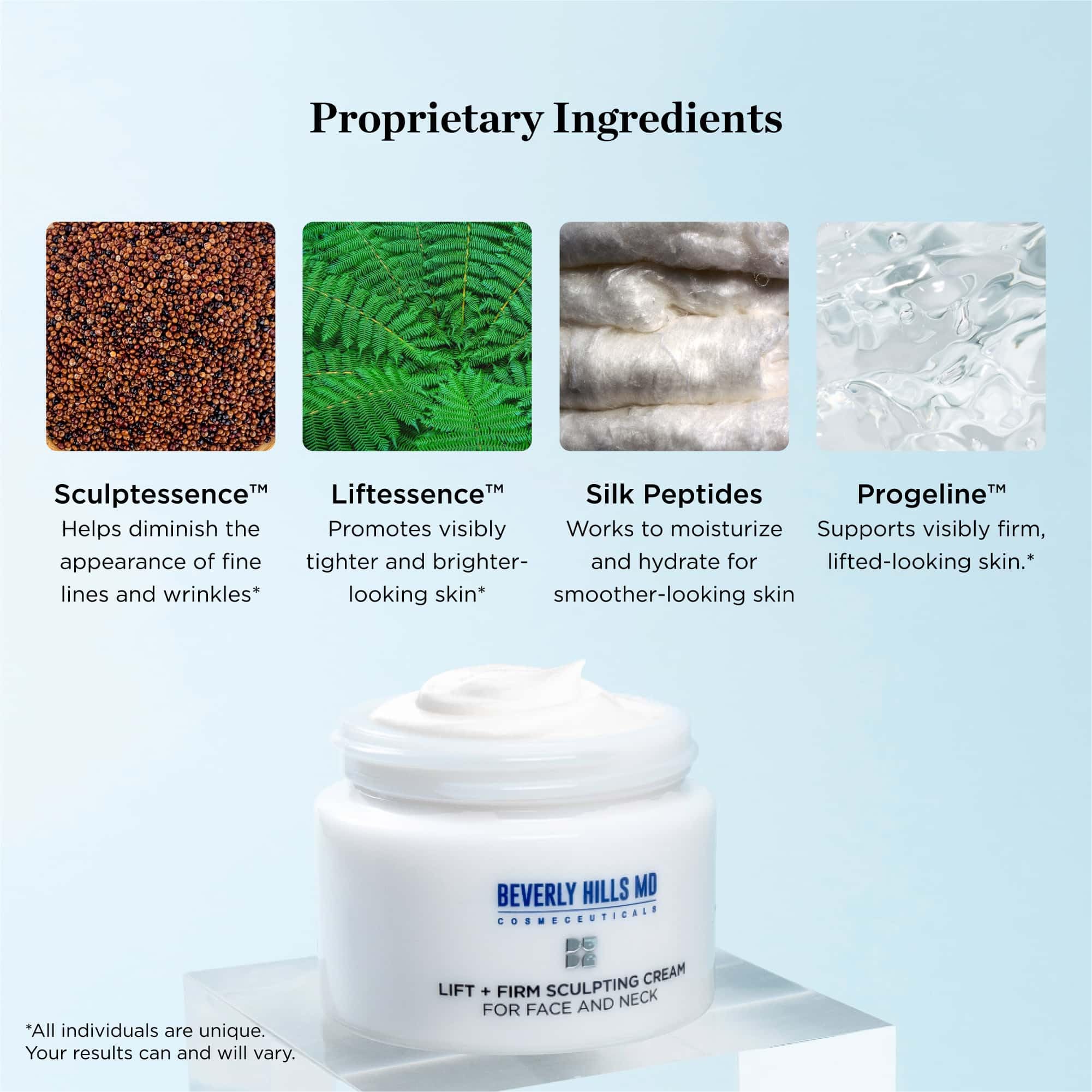 Beverly Hills MD Face & Body Crepe Combo - Anti-Aging Cream for Face & Neck - Hydrating, Plumping, Firming & Lifting Treatment - Perfect for Daily Skincare Routine & Special Occasions