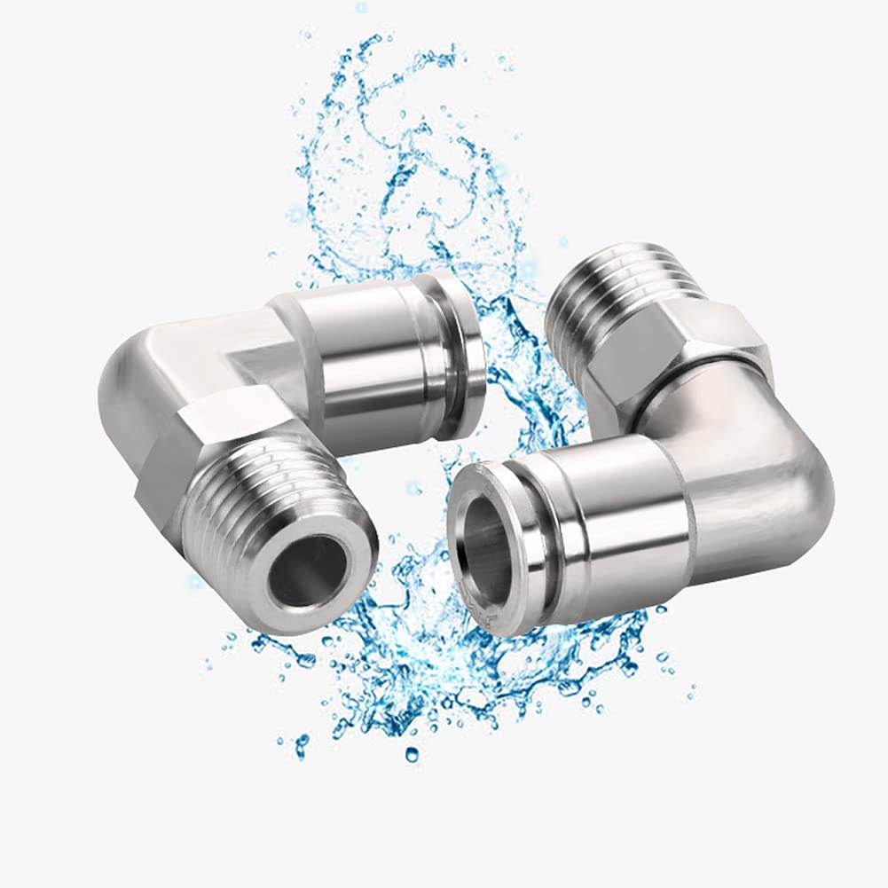 2-Pack 304 Stainless Steel 1/2