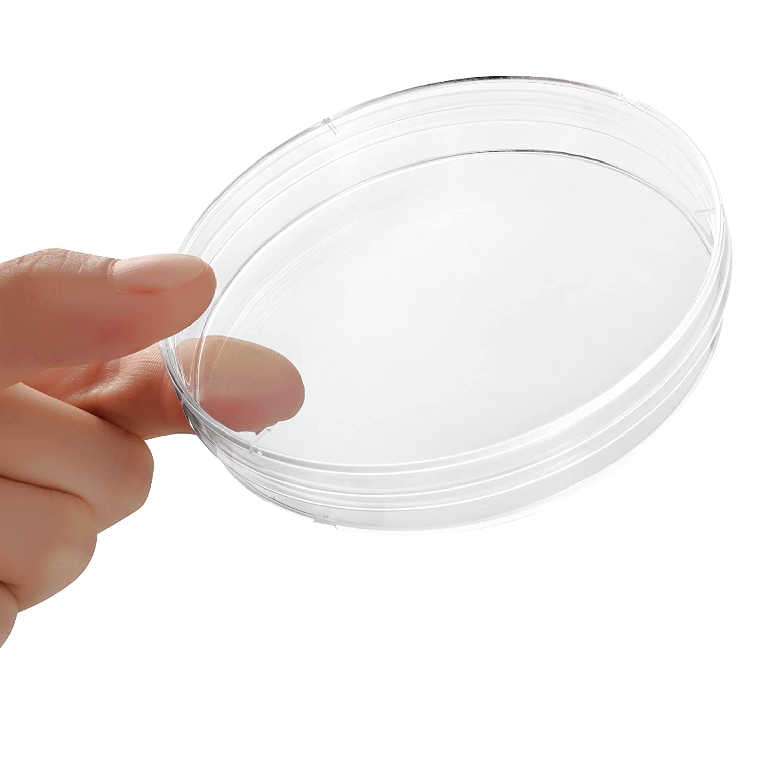 SPYLX 90mm x 15mm Sterile Plastic Petri Dishes with Lids - 60 Pack Lab-Grade Petri Dishes Includes 100 Plastic Transfer Pipettes for Microbiology, Cell Culture & Scientific Research | Ideal for Laboratory Experiments, Classroom Science Projects & Bacteria Growth Studies