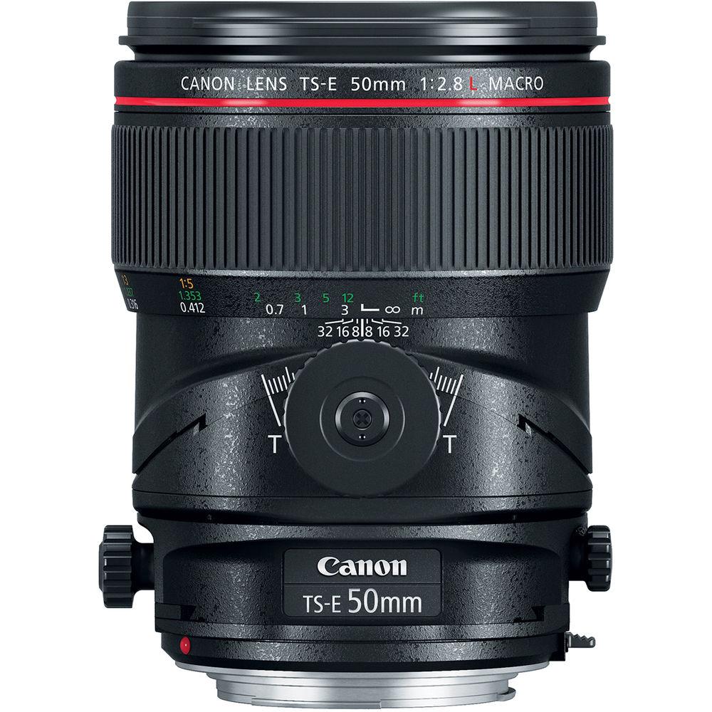 Canon EF 50mm f/2.8 L Tilt-Shift Macro Lens for DSLR Cameras - Professional Portrait, Product & Architecture Photography
