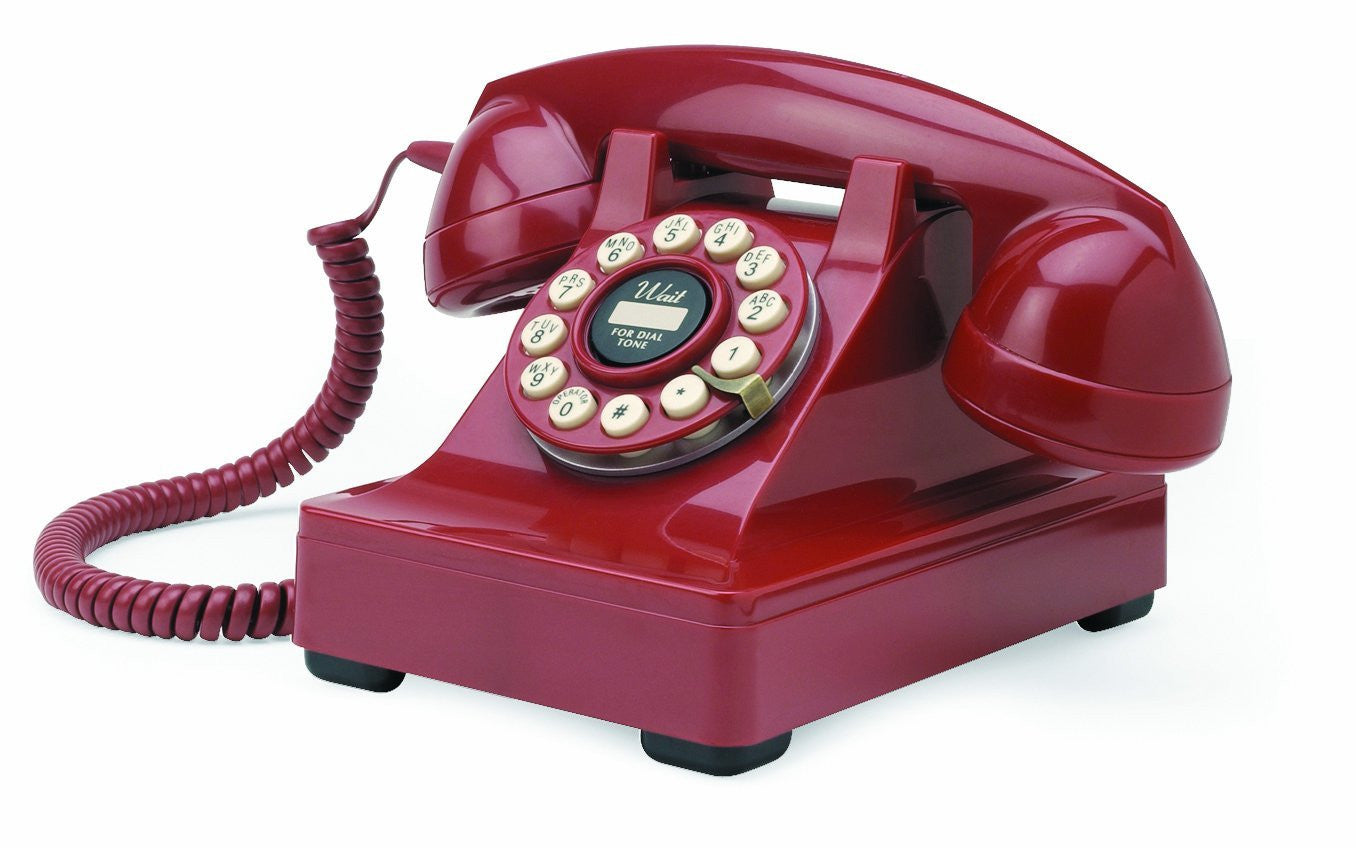 Vintage Retro Rotary Dial Telephone - Wild & Wolf Series 302 Classic Phone for Home Décor & Film Props | Perfect for Nostalgic Home Offices, Themed Restaurants & TV/Movie Sets