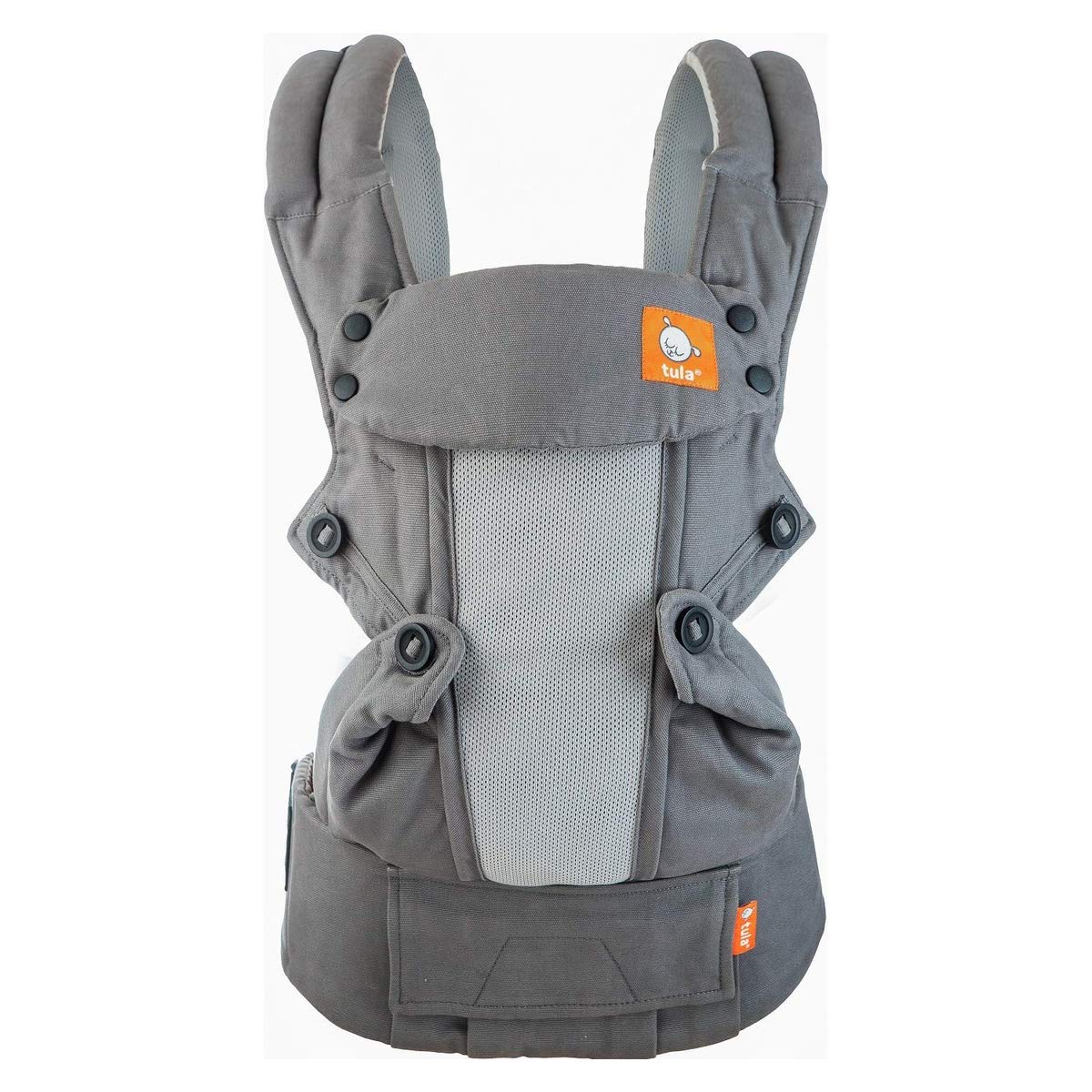 Tula Coast Explore Mesh Baby Carrier - Adjustable Newborn to Toddler Carrier (7-45 lbs) | Ergonomic Design with Multiple Carrying Positions | Perfect for Hiking, Travel & Daily Use (Coast Graphite)