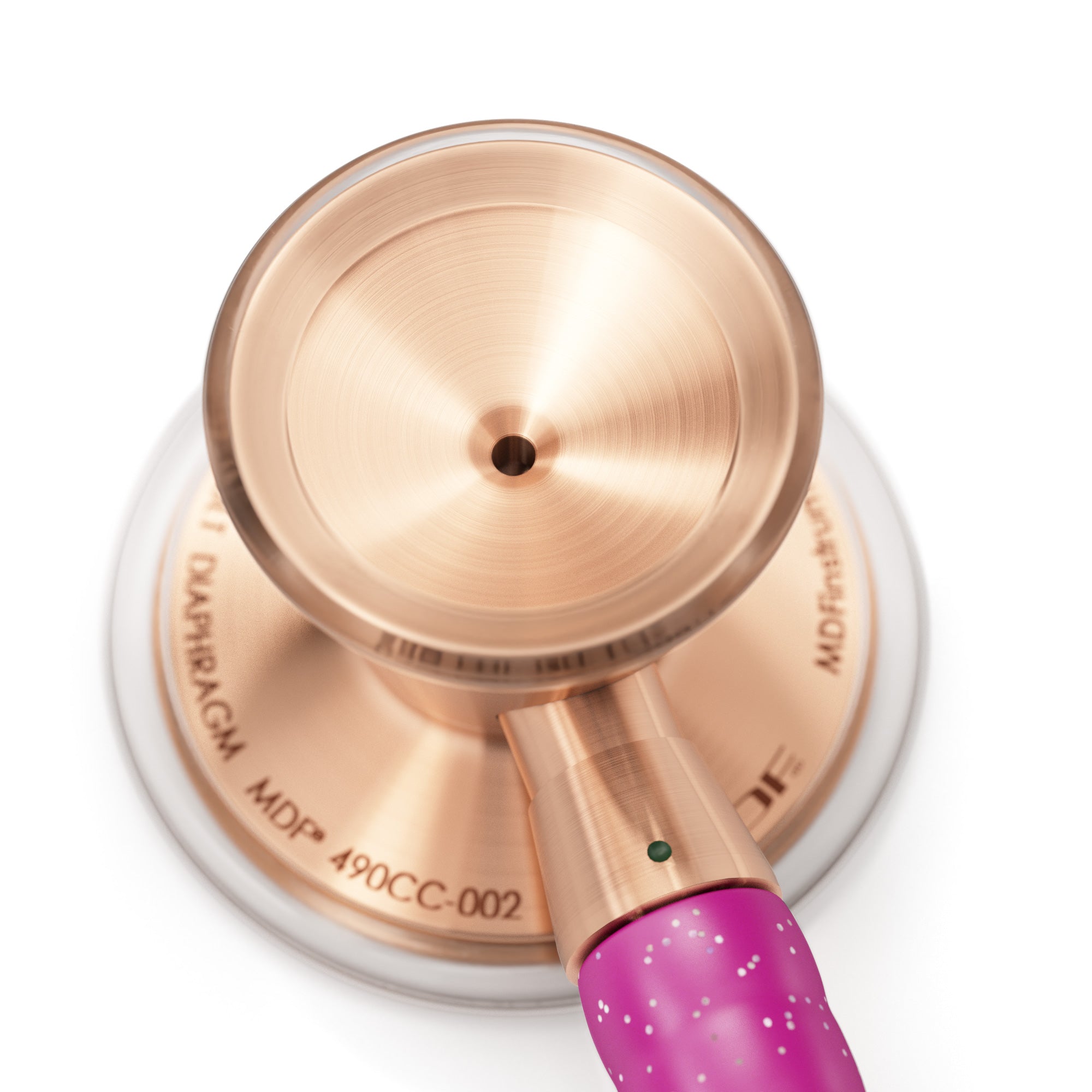 ProCardial® Titanium Cardiology Stethoscope - Pink Glitter & Rose Gold Finish | Premium Medical Stethoscope for Doctors, Nurses & Healthcare Professionals | Ideal for Cardiology Exams, Patient Checkups & Clinical Use