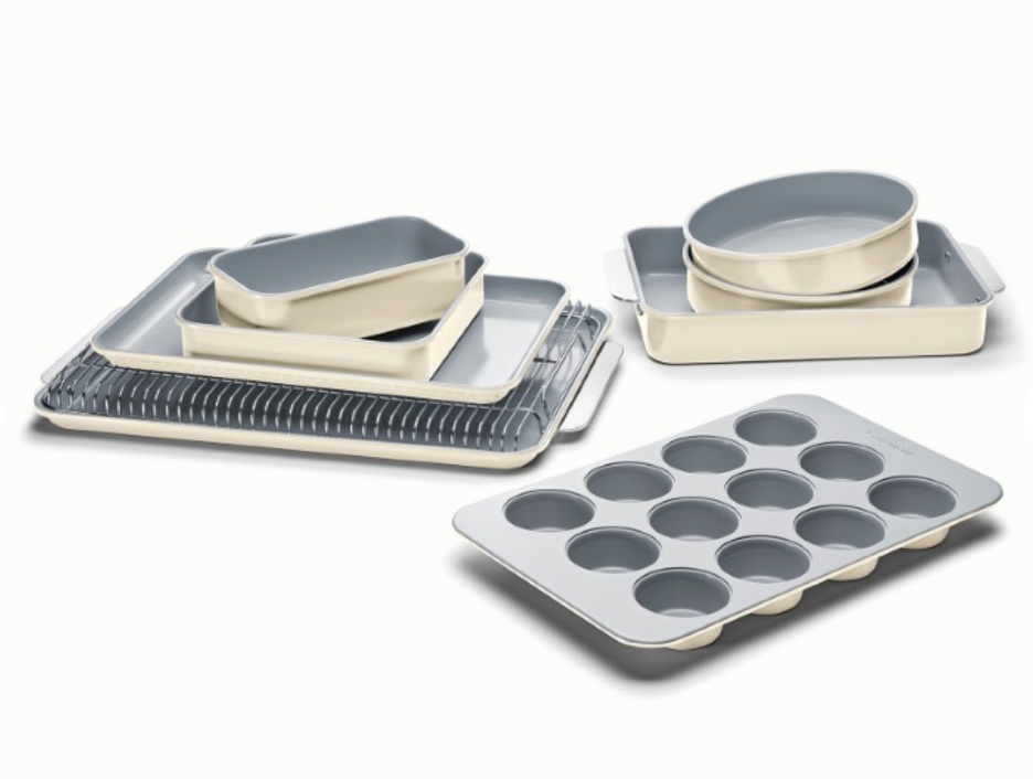 11-Piece Nonstick Bakeware Set - Baking Pans, Cookie Sheets & Cake Pans for Oven - Perfect for Baking Cakes, Cookies, Bread & More