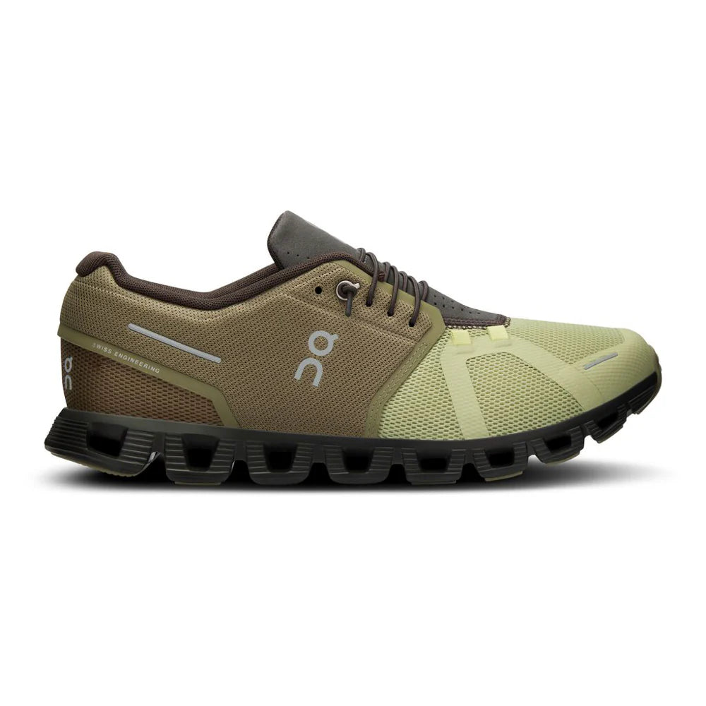 ON Men's Cloud 5 Running Shoes - Lightweight & Comfortable Sneakers for Jogging, Gym Workouts & Daily Wear (Grove/Haze Color)