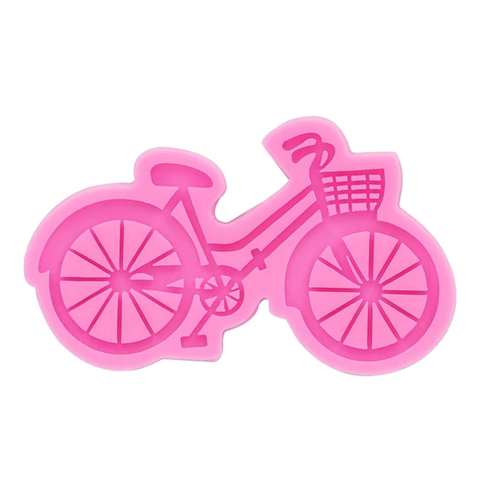 3D Silicone Bicycle Keychain Mold - DIY Chocolate Soap Cake Fondant Cupcake Decorating Tools, Bike Shape Resin Jewelry Making Kit for Unique Necklaces - Perfect for Baking, Crafting & Gift Making