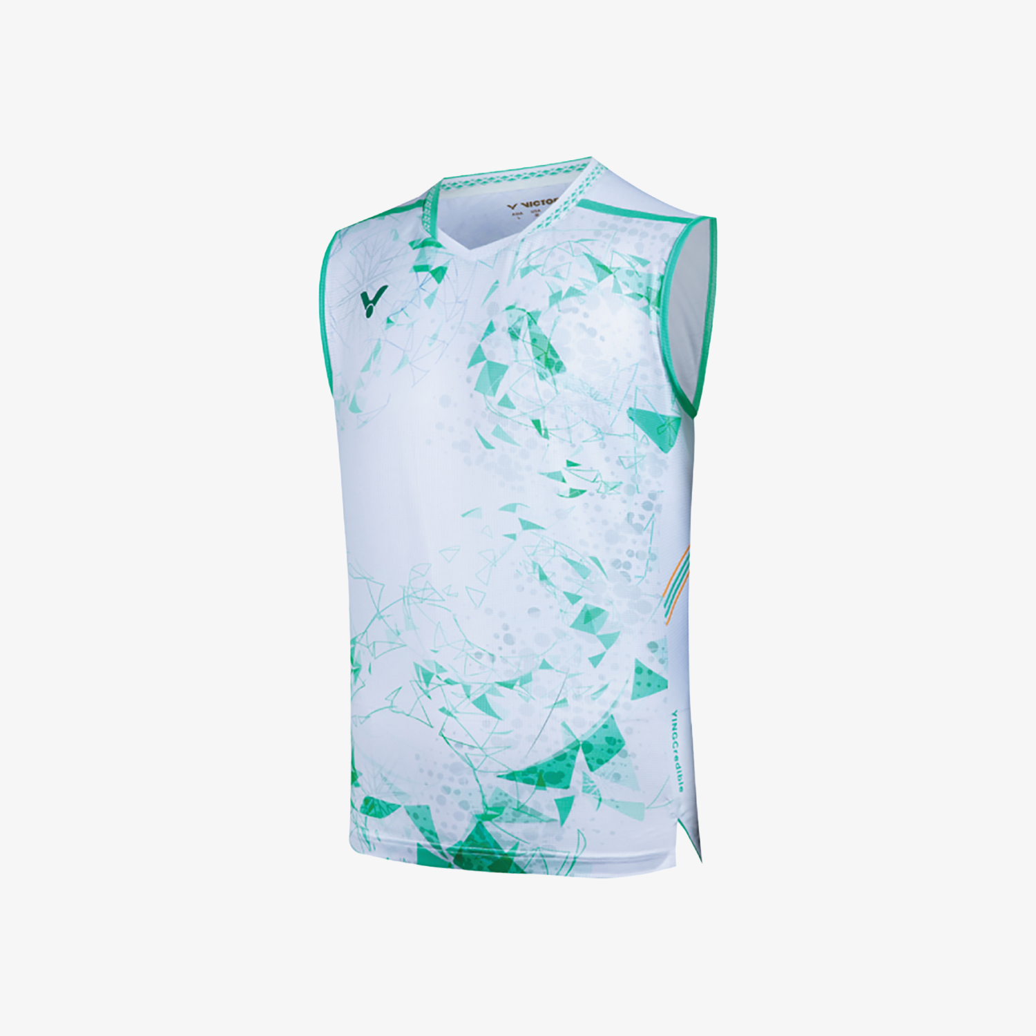 Victor Tai Tzu Ying Badminton Jersey - Unisex Sleeveless Performance Shirt 50004TTY (Tiffany Blue) for Training & Tournament Play