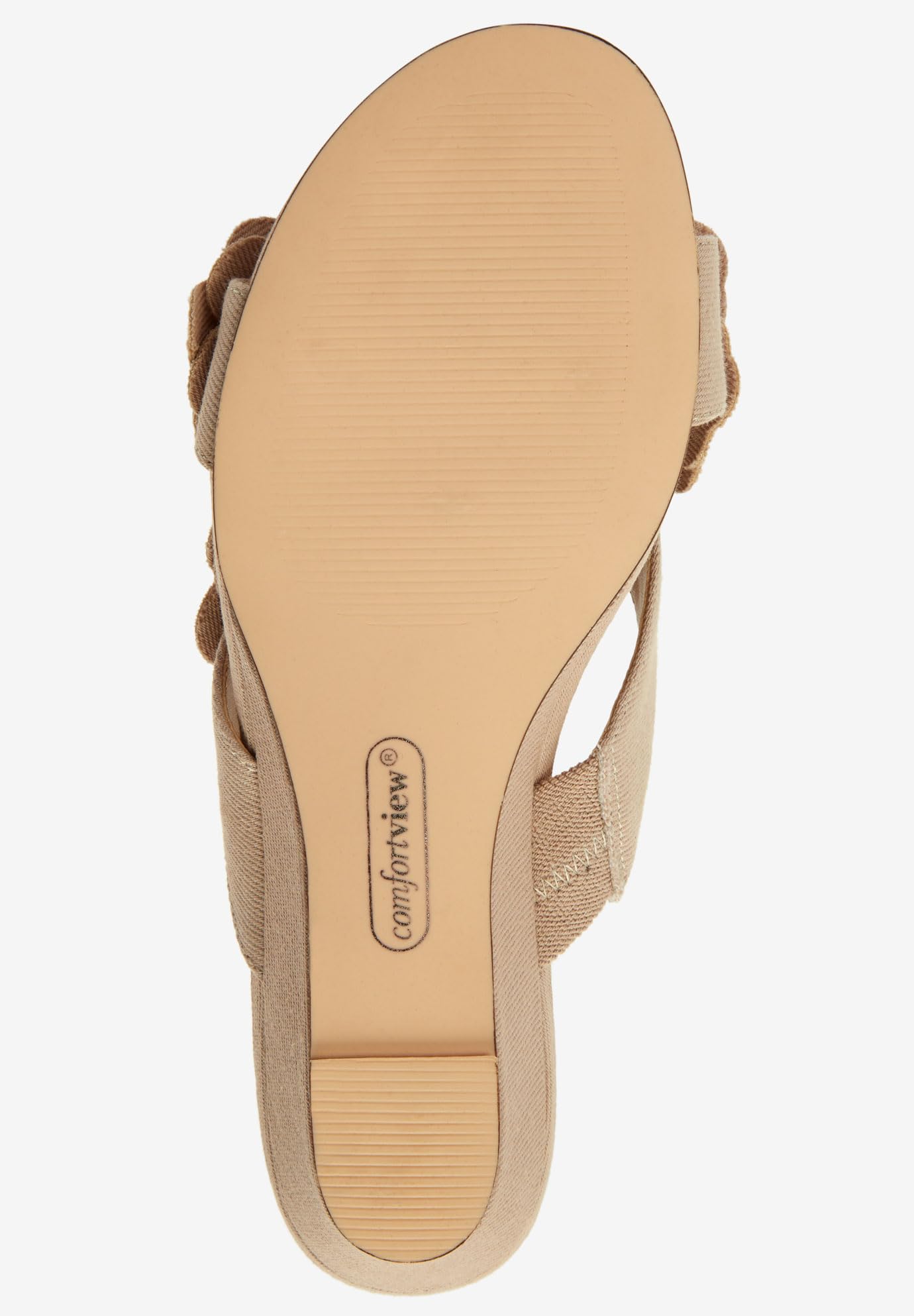 Comfortview Women's Wide Width The Carmen Mule - Slip-On House Shoes for Relaxing at Home & Indoor Comfort