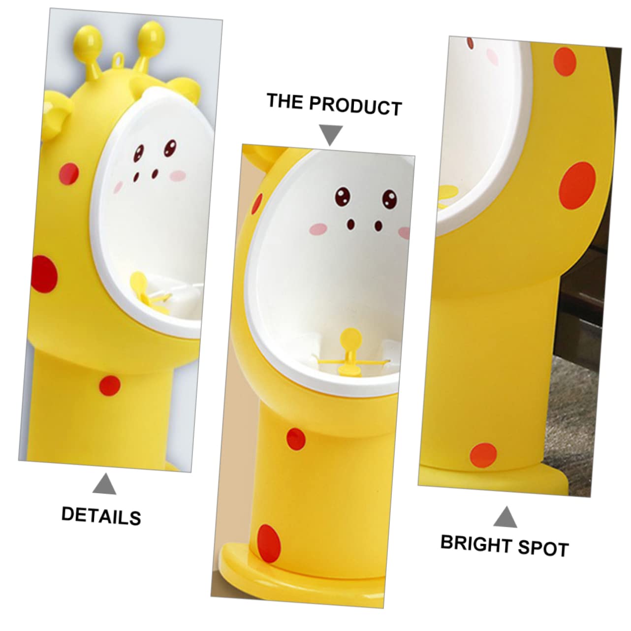 **GreenAdscape Boys Potty Trainer - Easy Drainage, Skin-Friendly & Safe Standing Urinal for Toddler Toilet Training - Perfect for Home, Daycare & Travel Use**