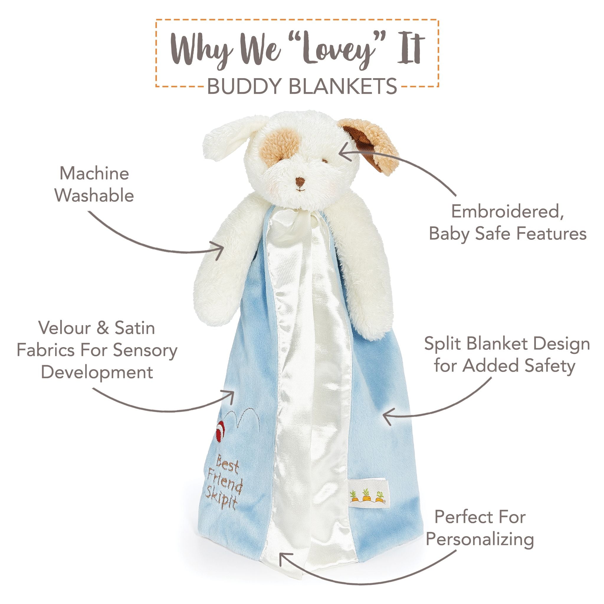 Skipit Baby Gift Set - Soft & Cozy Snuggle Blanket for Newborns | Perfect Baby Shower Gift, Nursery Essentials & Cuddle Time