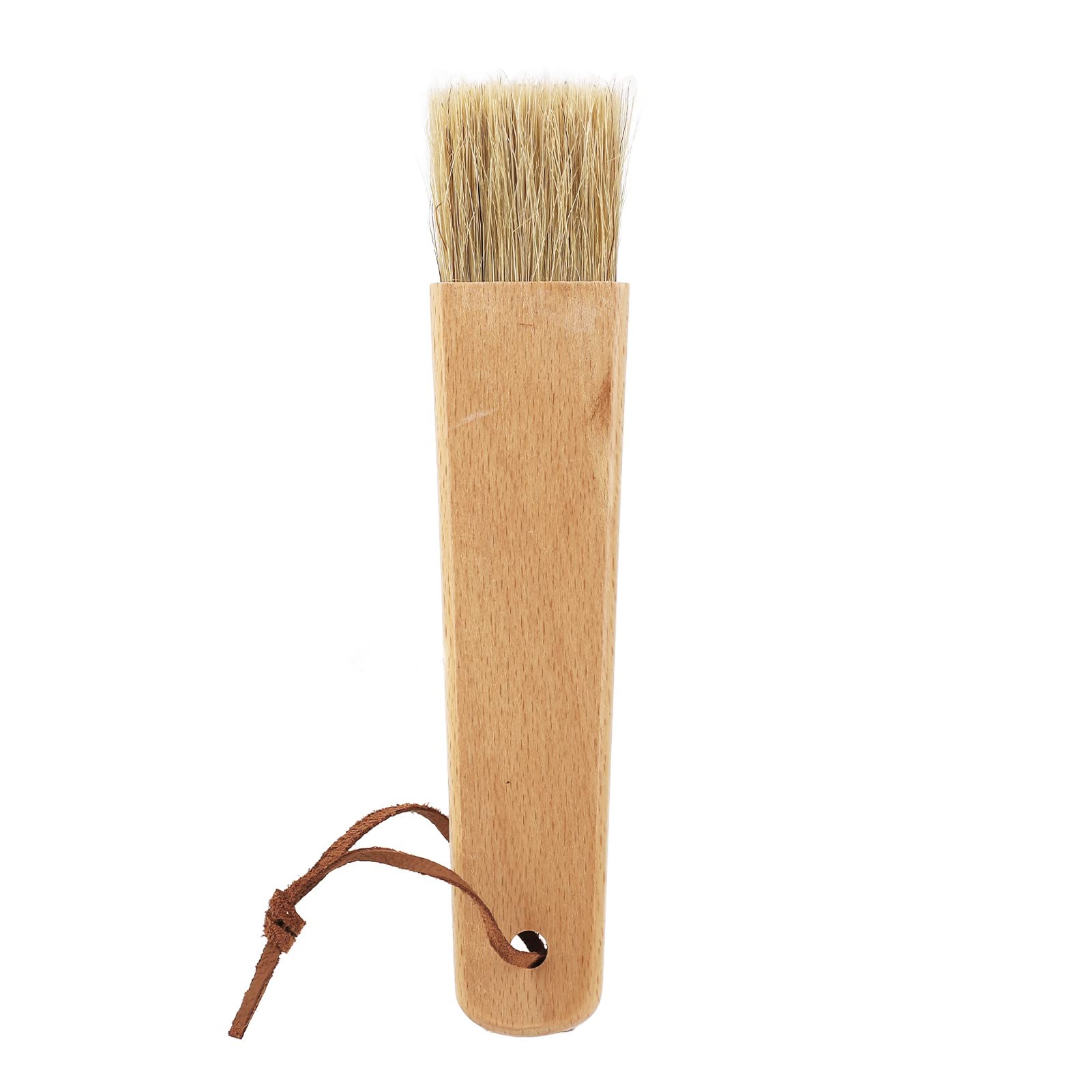Premium Coffee Grinder Cleaning Brush with Heavy Wood Handle & Natural Bristles – Barista-Grade Dusting Brush for Coffee Beans, Grains & Espresso Machines – Ideal for Home Kitchen, Cafés & Professional Baristas (Beech Wood, Natural Bristle) – Perfect for Daily Coffee Maintenance & Brewing Accessories Care