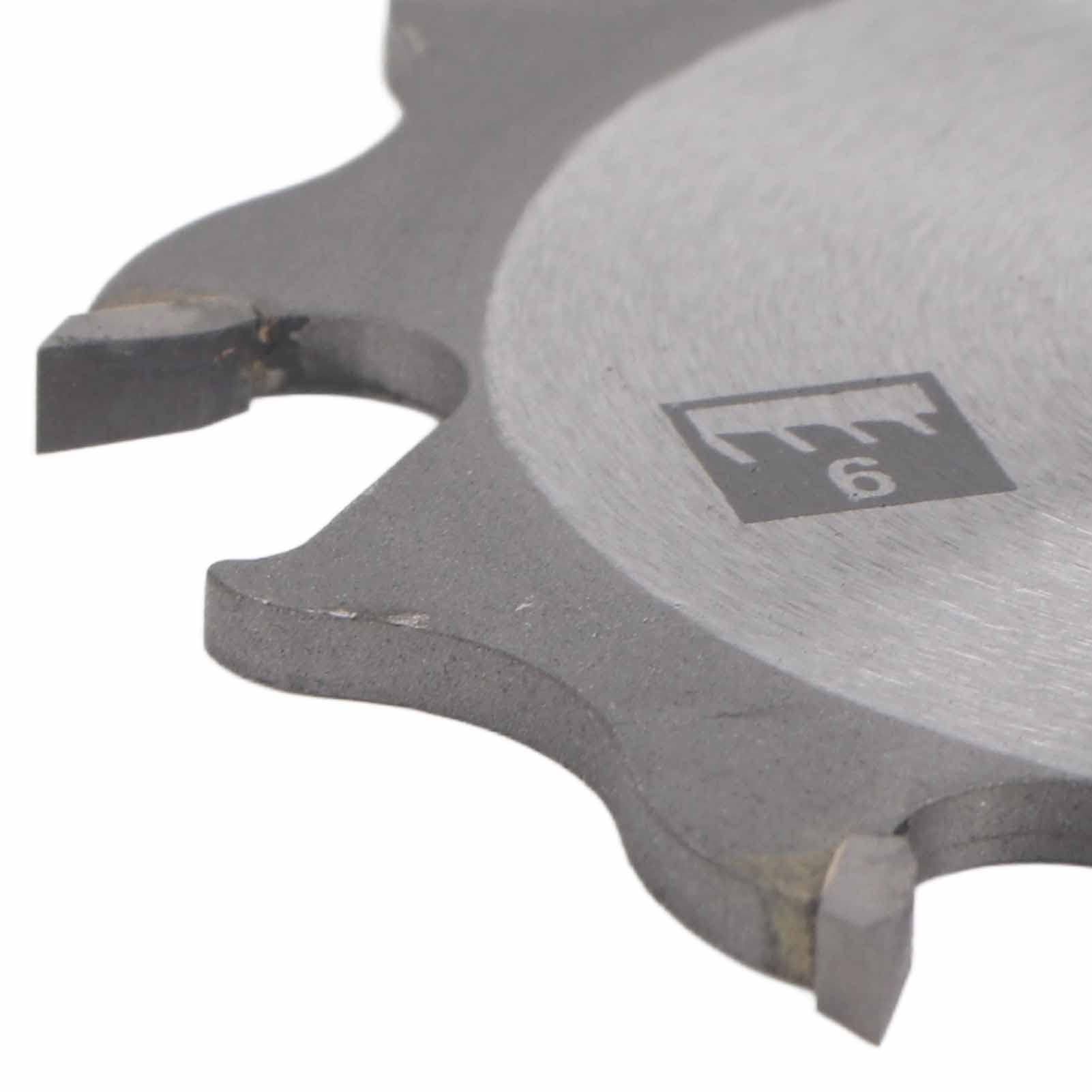 4-Inch 6-Tooth 22mm Bore Carbide Biscuit Joiner Blade - Replacement Plate Joiner Cutter for Woodworking - Perfect for Cabinet Making, Furniture Repair & DIY Projects