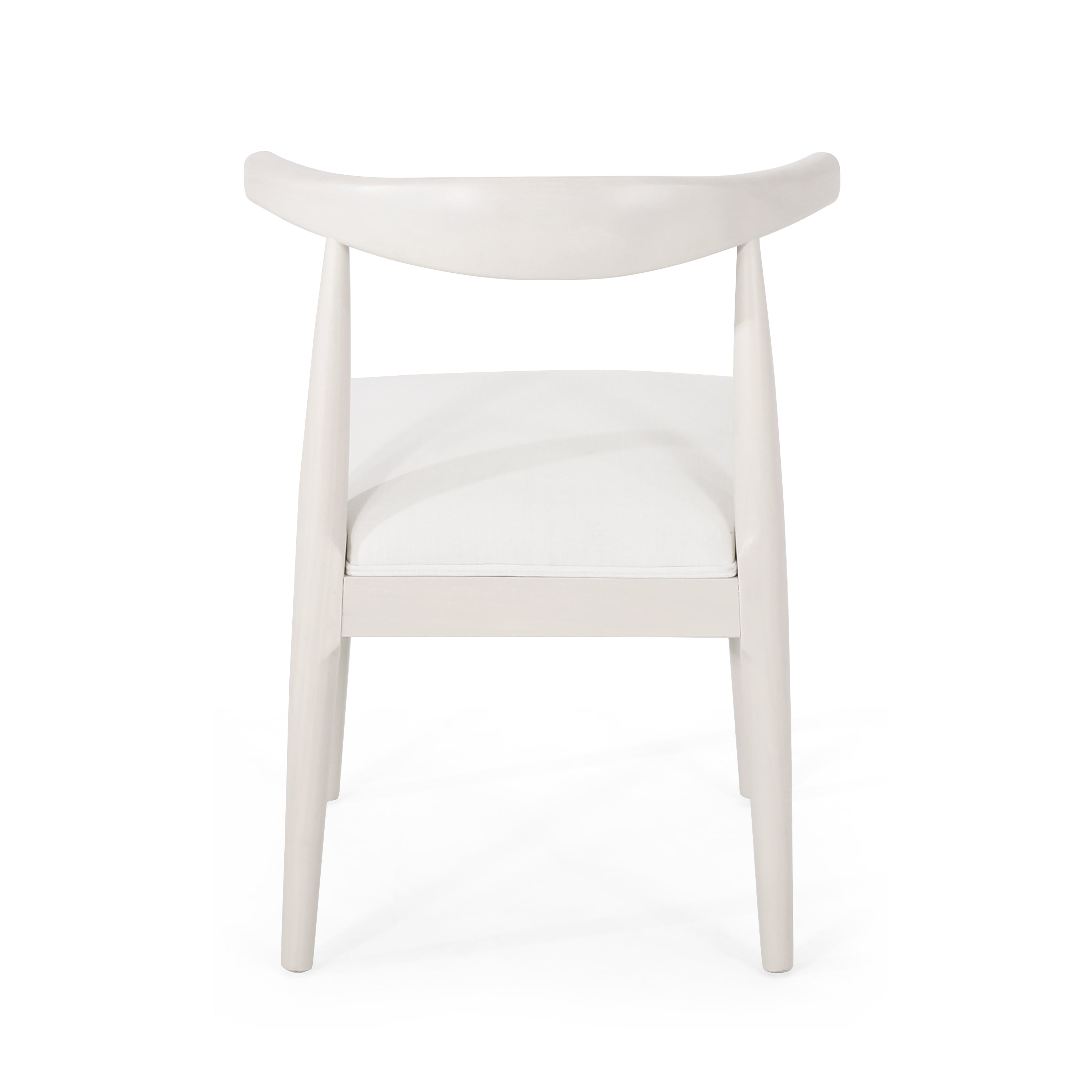 Modern Dining Chairs Set of 2 - Comfortable Kitchen Chairs with Padded Seat - Perfect for Dining Room, Kitchen, Breakfast Nook & Small Spaces