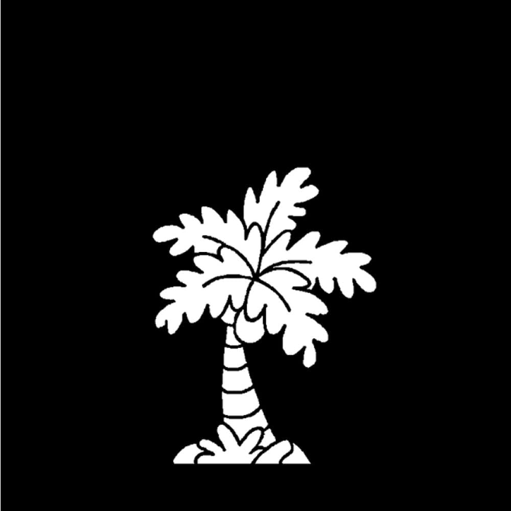 5Pcs Car Decal Vinyl Sticker - 12.5CM x 16.5CM Tree Design for Car Decoration, Laptop, Water Bottle, and Phone