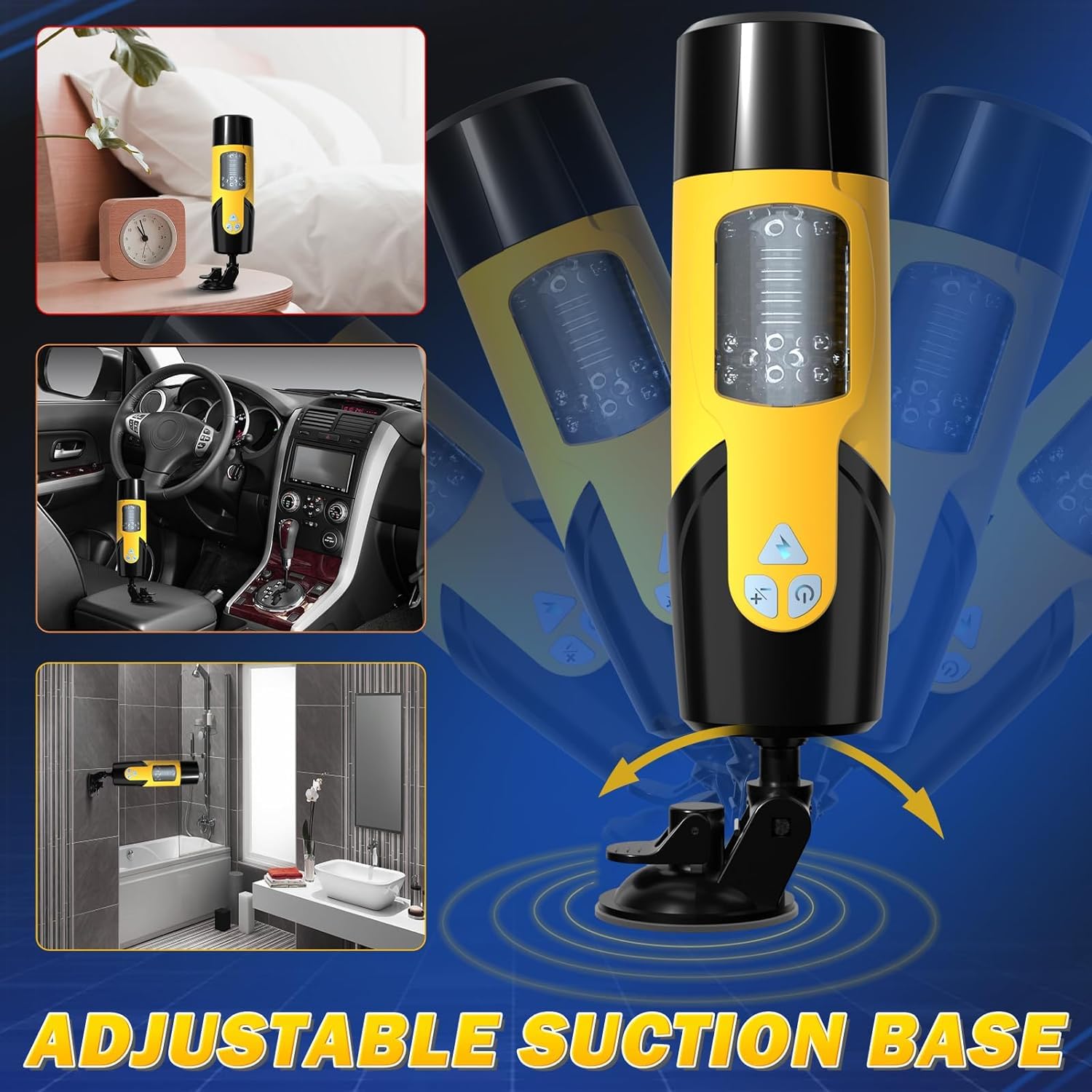 Automatic Male Masturbator with Heating & Suction - Electric Thrusting Adult Toy for Men - Hands-Free Auto BJ Machine - Portable & Discreet Design - Perfect for Solo Pleasure & Stress Relief
