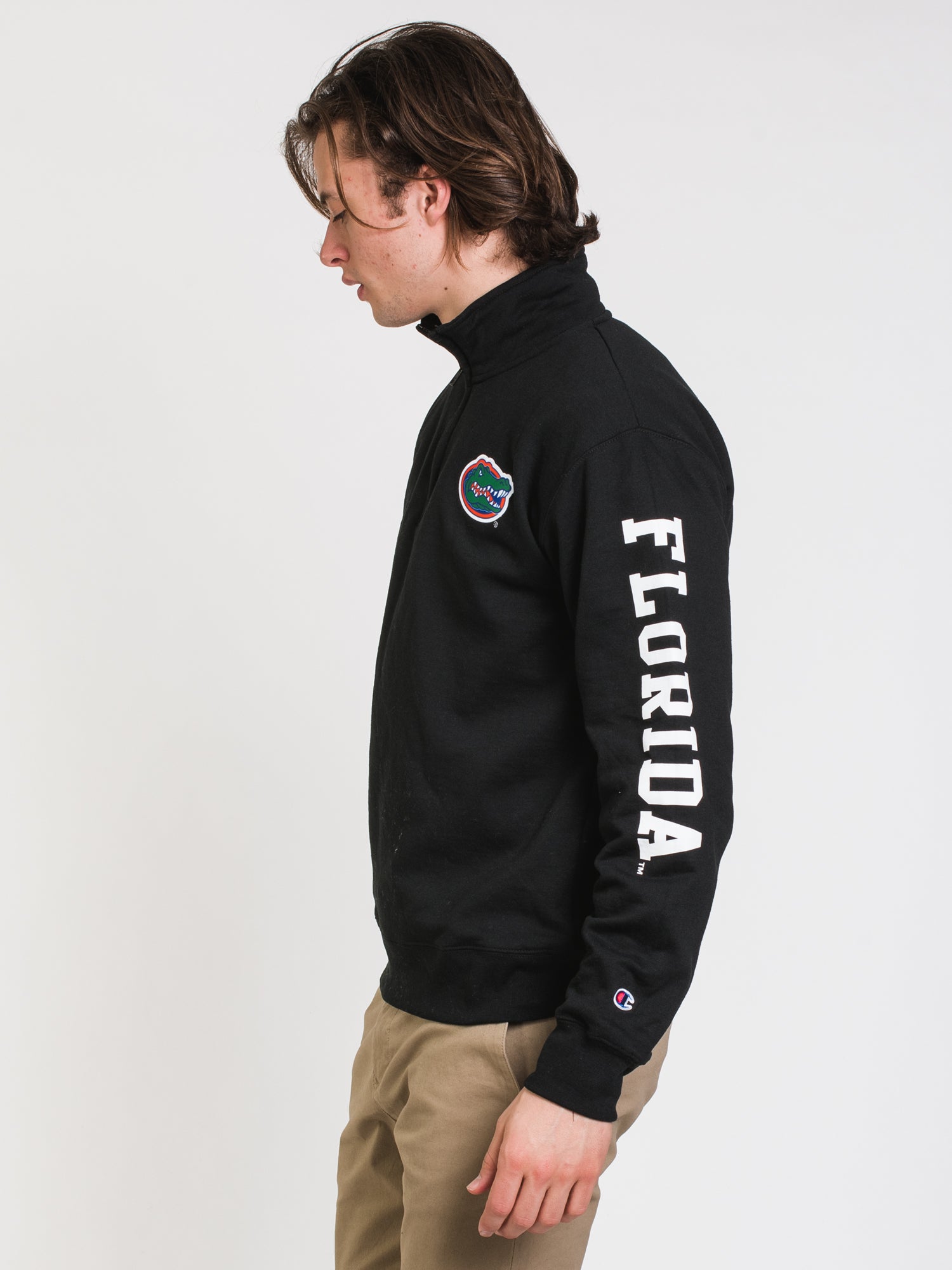 Champion 1/4 Zip Florida University Sweater - Men's & Women's Pullover Fleece Top for Casual Wear & College Sports Fans | Clearance Sale
