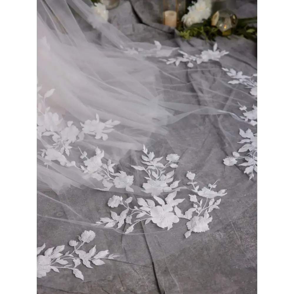 Rebecca Ingram Hattie Veil – Elegant Wedding Veil for Brides | Perfect for Church Ceremonies, Outdoor Weddings & Photoshoots