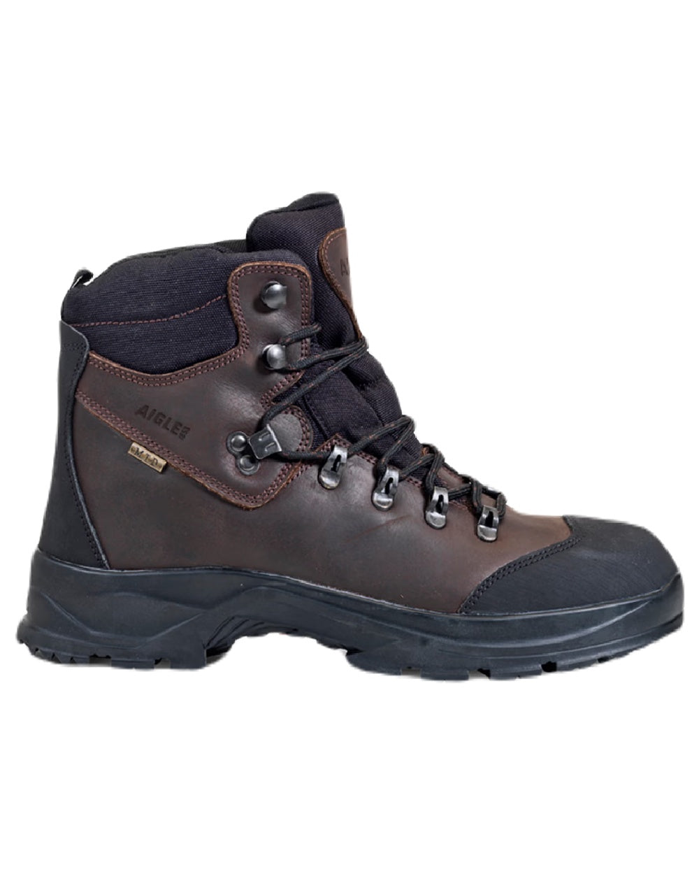 Aigle Laforse 2 MTD Leather Boots for Men - Waterproof Hiking & Outdoor Work Boots - Durable Leather Ankle Boots for Hunting, Farming, and Construction