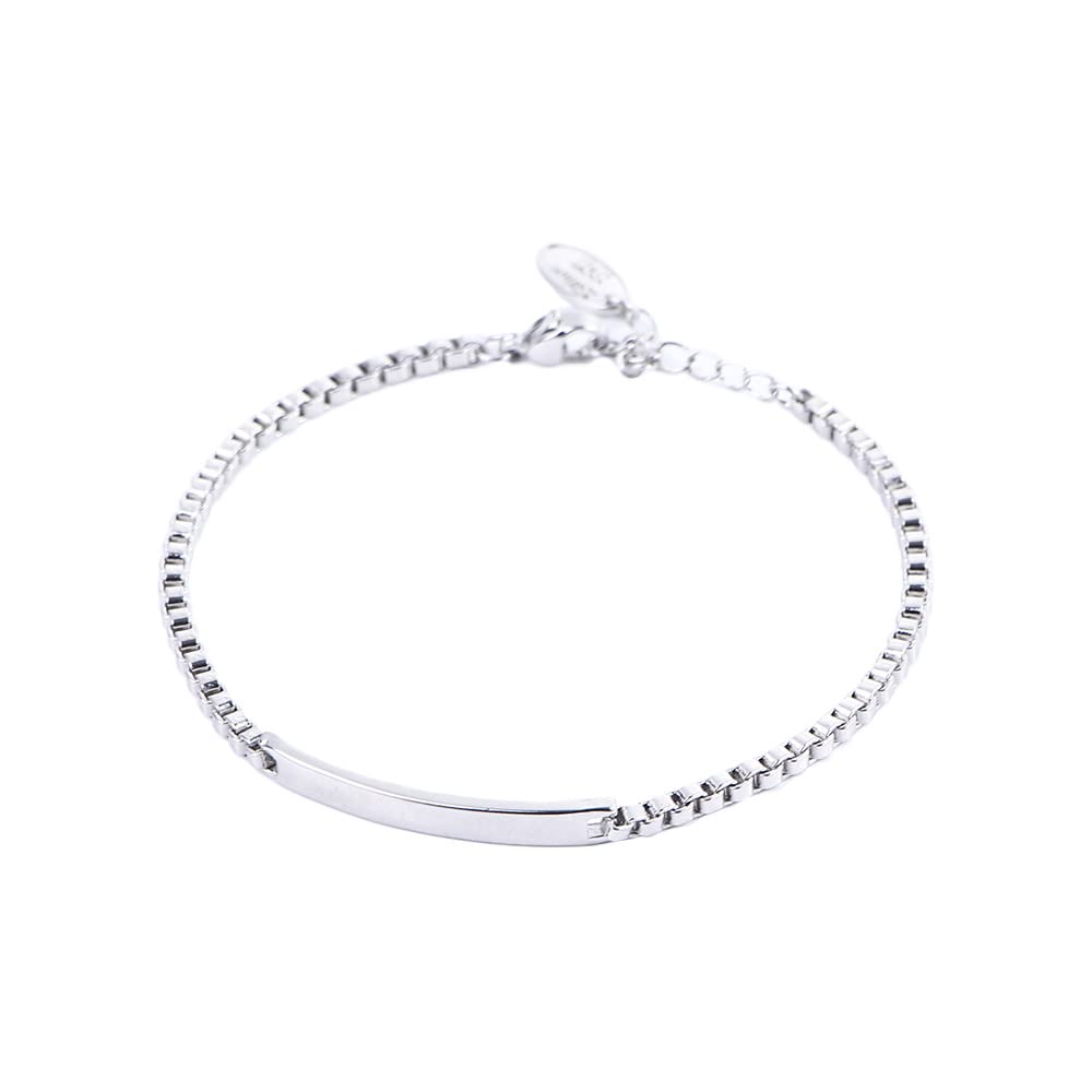SLONHOME Korean Style Double Layer Bracelet for Women - Copper Bare Chain Bangle Wristband (B Singer Layer) | Trendy Layered Jewelry for Casual, Office & Party Wear