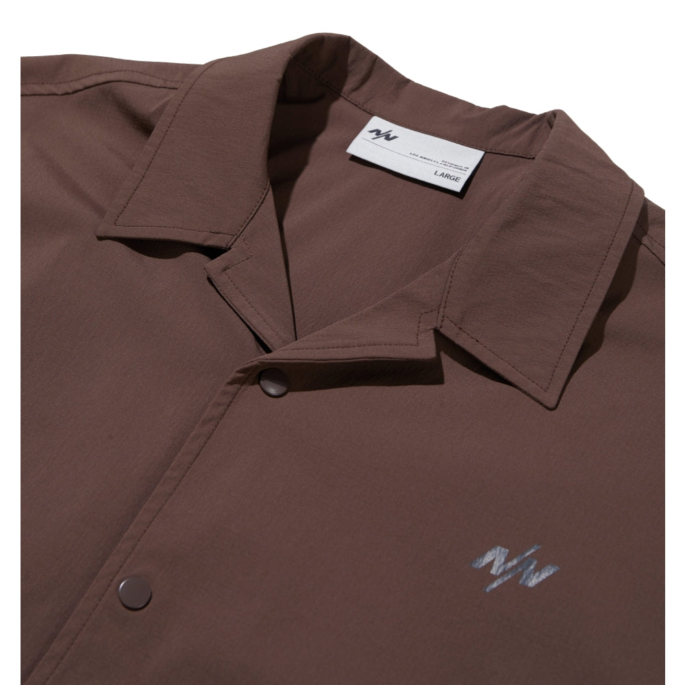 Nine Point Nine Element Tech Shirt - Brown | Moisture-Wicking & Breathable Performance Tee for Outdoor Activities & Gym Workouts