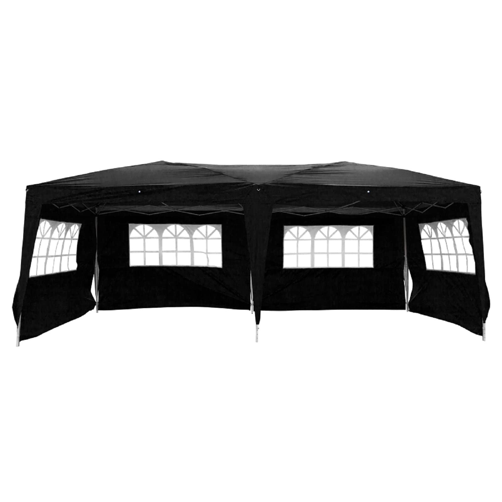 10x20 Party Tent - Waterproof Outdoor Wedding Tent with 4 Windows, Folding Pavilion for Events, Beach BBQ, Catering & Parties | Durable & Portable Shelter for Backyard, Camping & Festivals