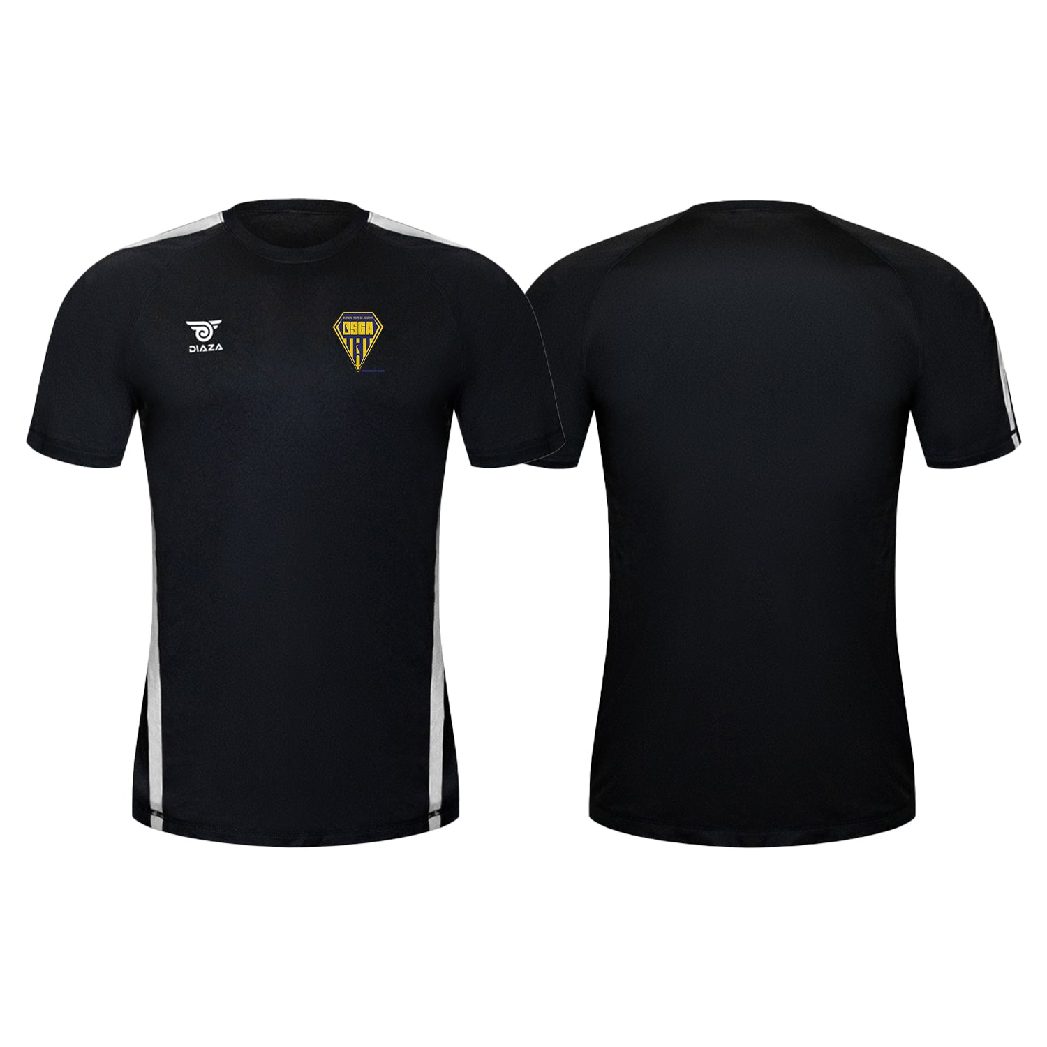 Diamond State Academy City Training Jersey - Black & White - Perfect for Soccer Practice, Team Training, and Fan Apparel