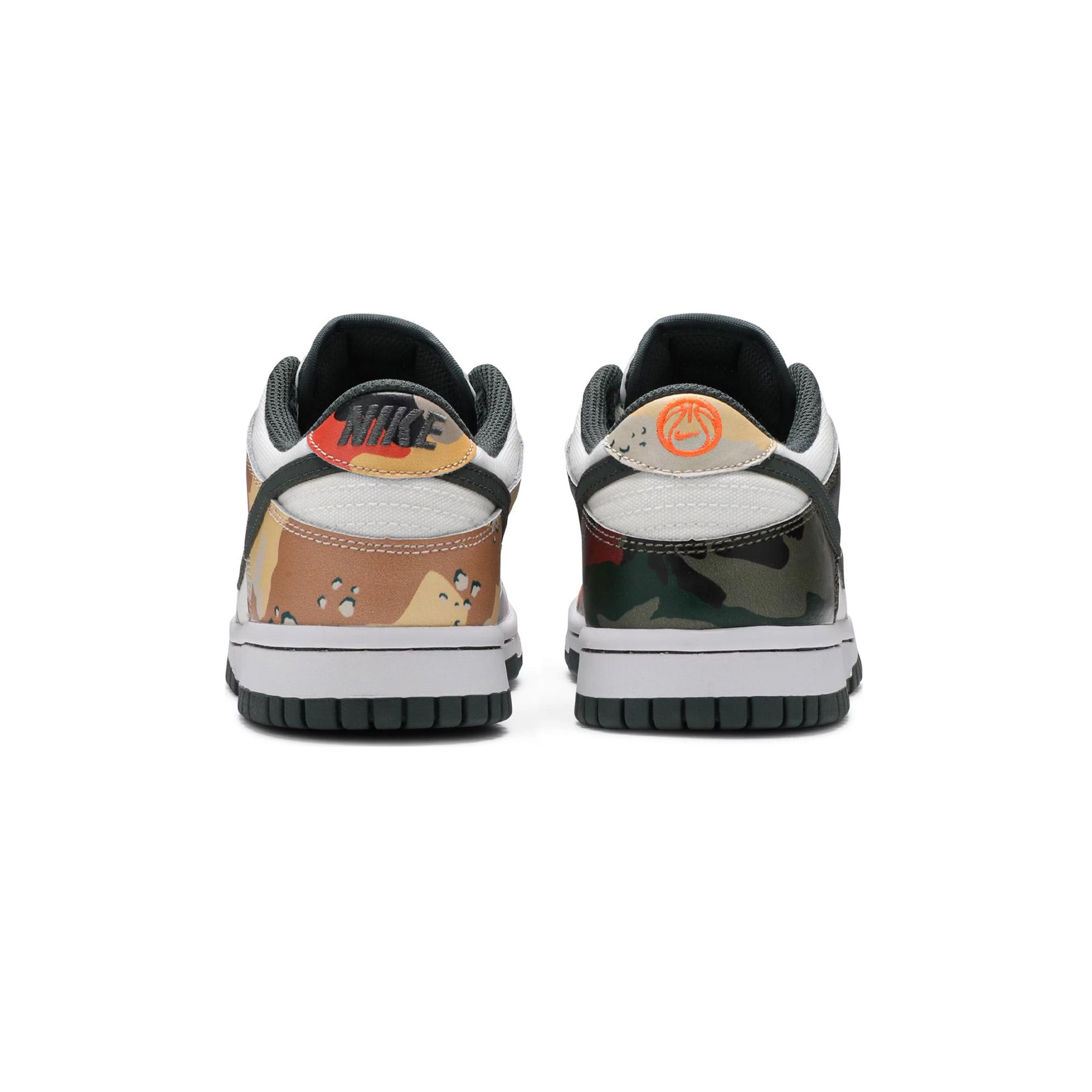 Nike Dunk Low SE 'Sail Multi Camo' GS Sneakers - Women's & Girls' Casual Shoes for Streetwear, Skateboarding & Everyday Fashion