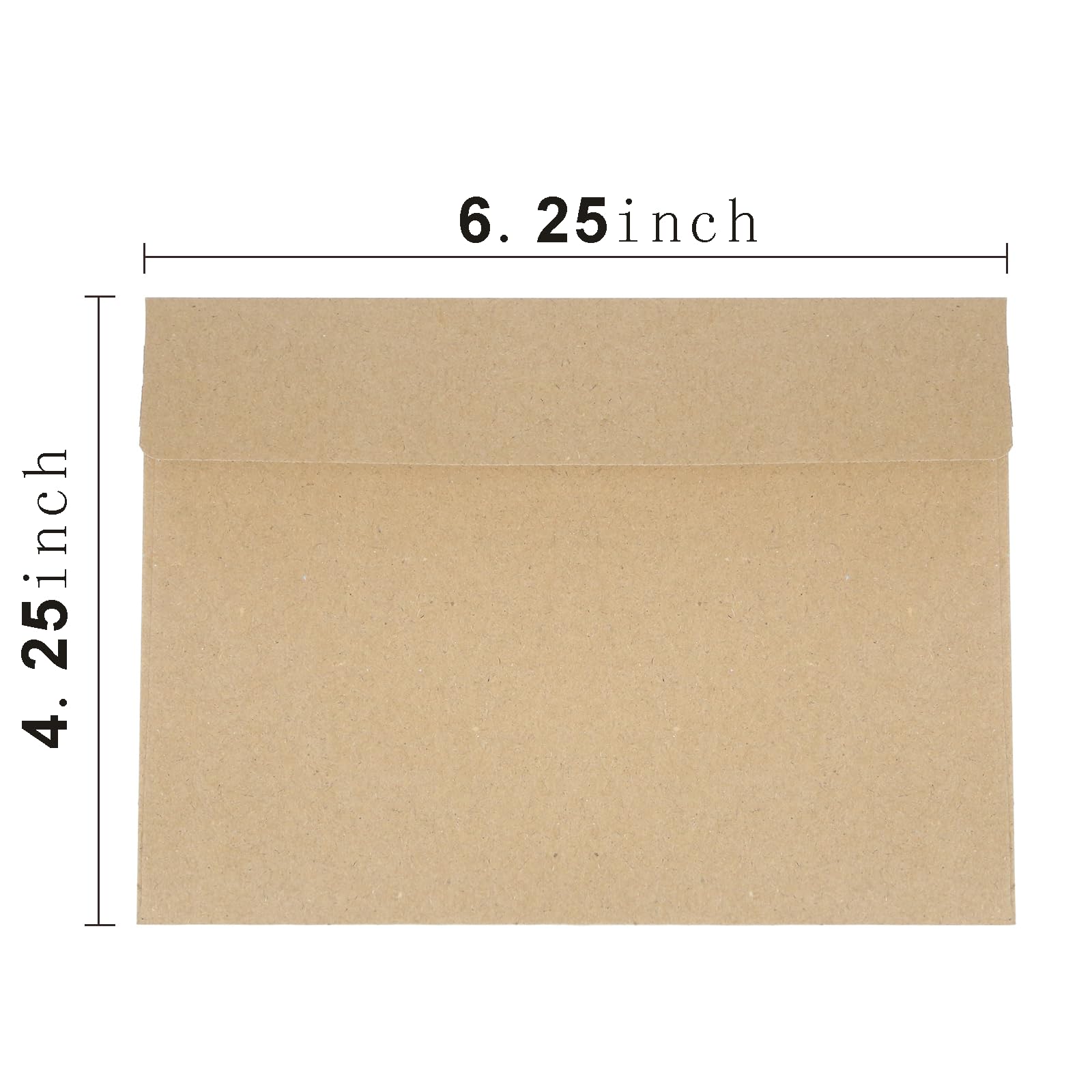 50-Pack Kraft Envelopes A4 Size - Printable Invitation Envelopes 4x6 Inches - Perfect for Wedding Invitations, Greeting Cards, Photos, Postcards & Mailing - Eco-Friendly Mailing Solution for Home & Office Use